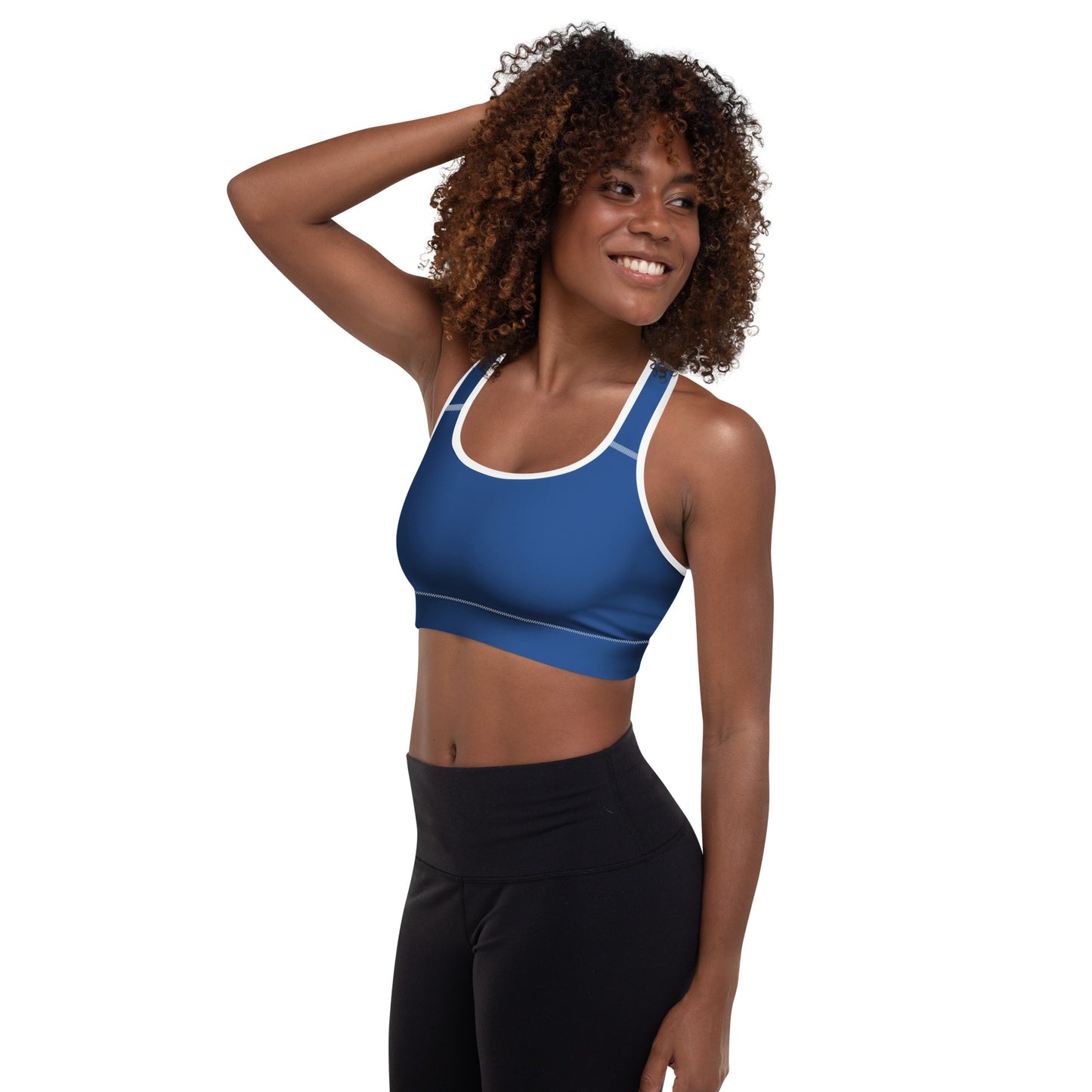Royal Blue Padded Sports Bra - Activewear Well