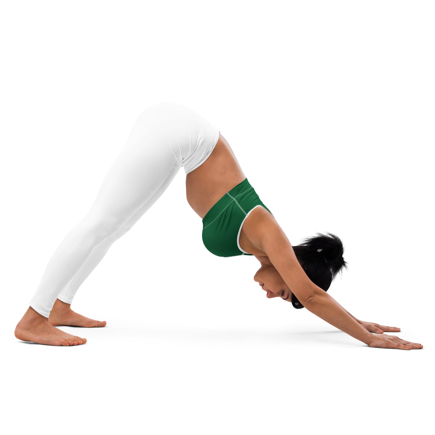 Forest Green Padded Sports Bra - Activewear Well