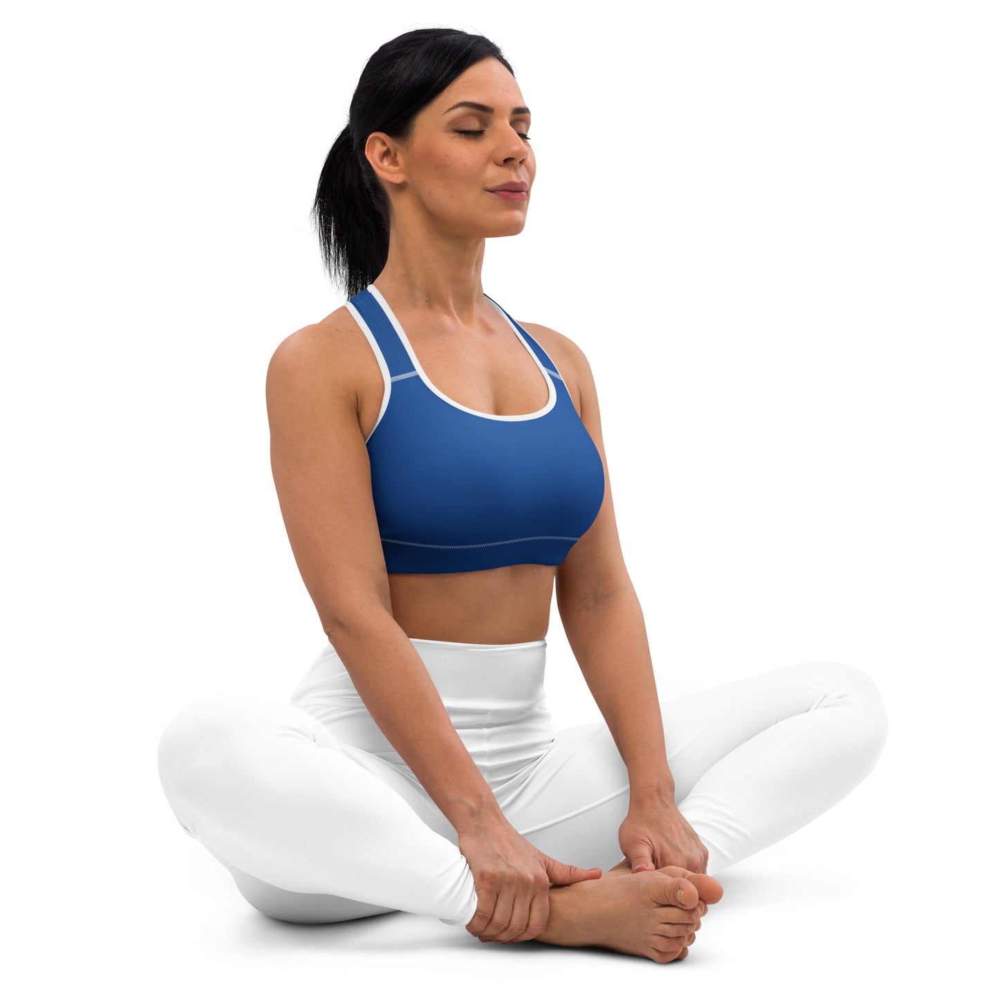 Royal Blue Padded Sports Bra - Activewear Well