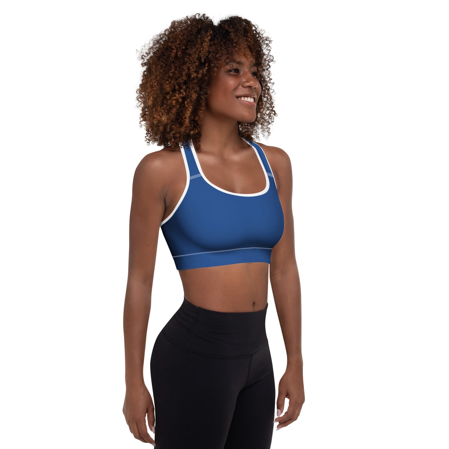 Royal Blue Padded Sports Bra - Activewear Well