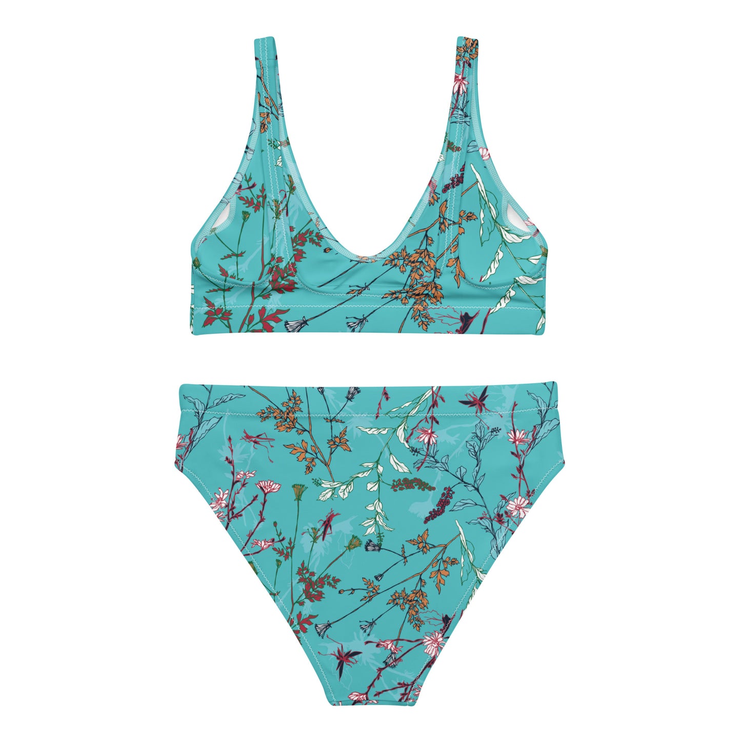Hailey Recycled High-Waisted Bikini - Activewear Well