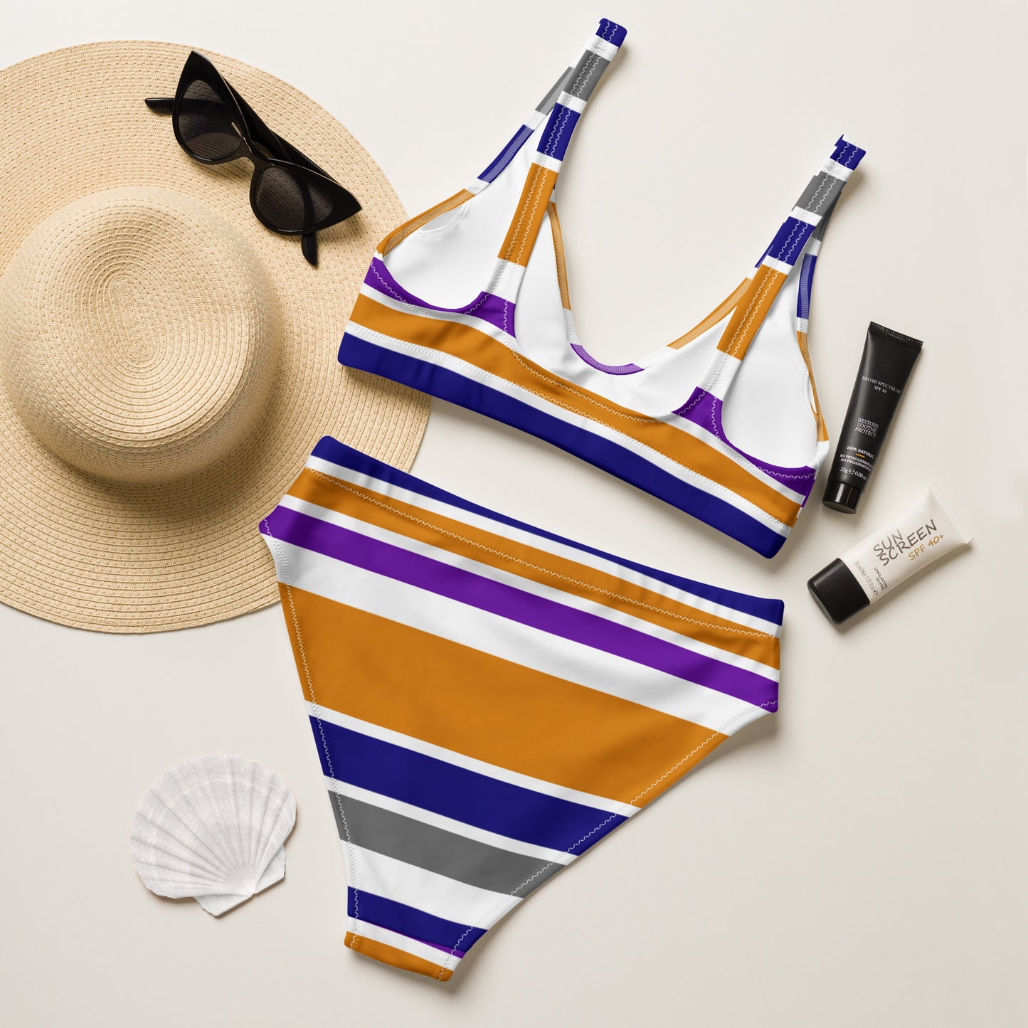 Alyssa Recycled High-Waisted Bikini - Activewear Well