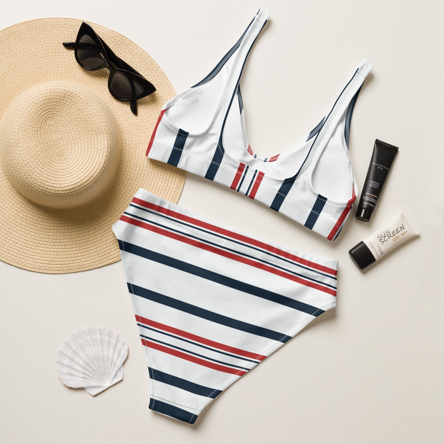 Eileen Recycled High-Waisted Bikini - Activewear Well