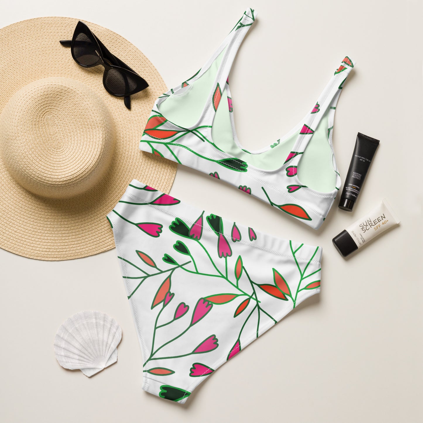 Joyce Recycled High-Waisted Bikini - Activewear Well