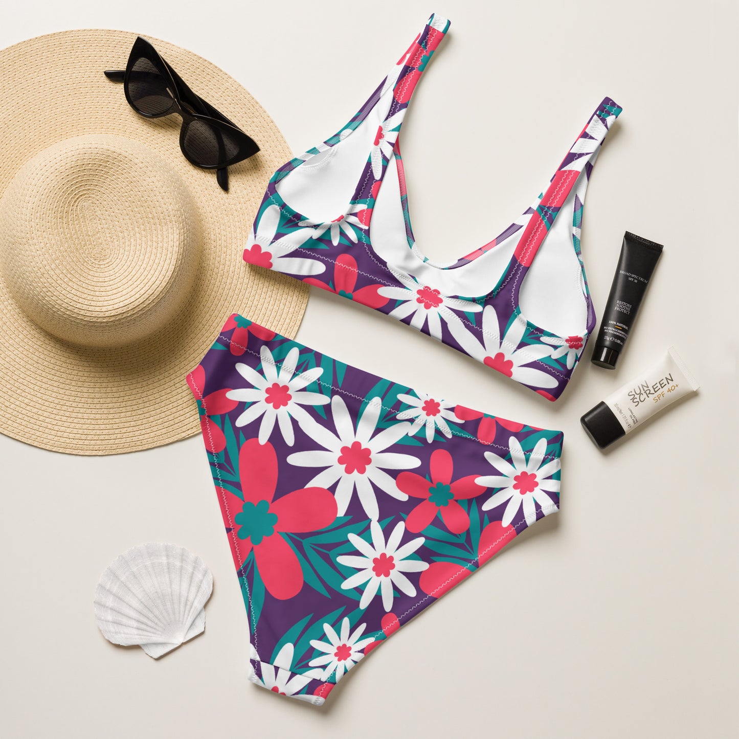 Dayna Recycled High-Waisted Bikini - Activewear Well
