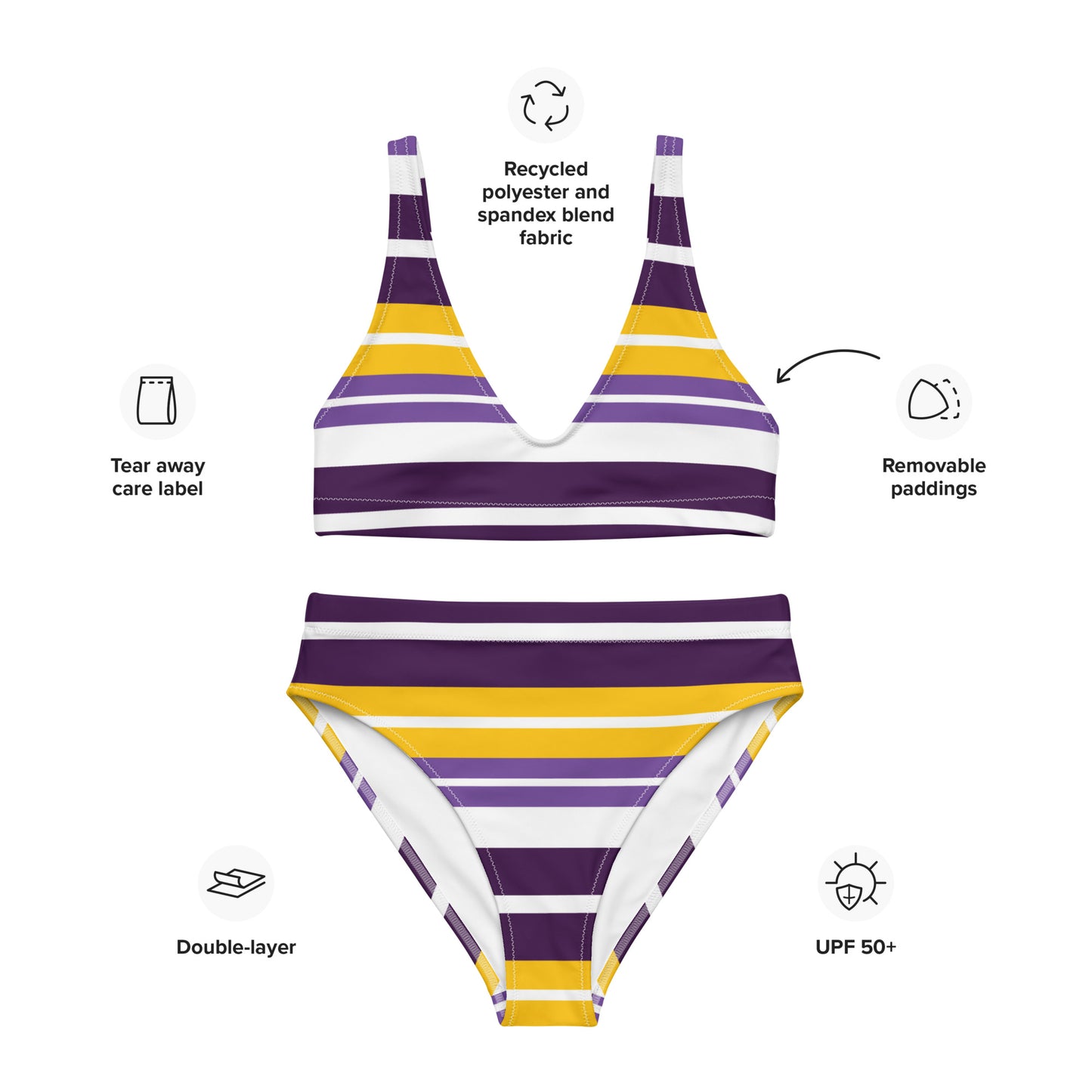 Jenna High-Waisted Bikini - Activewear Well