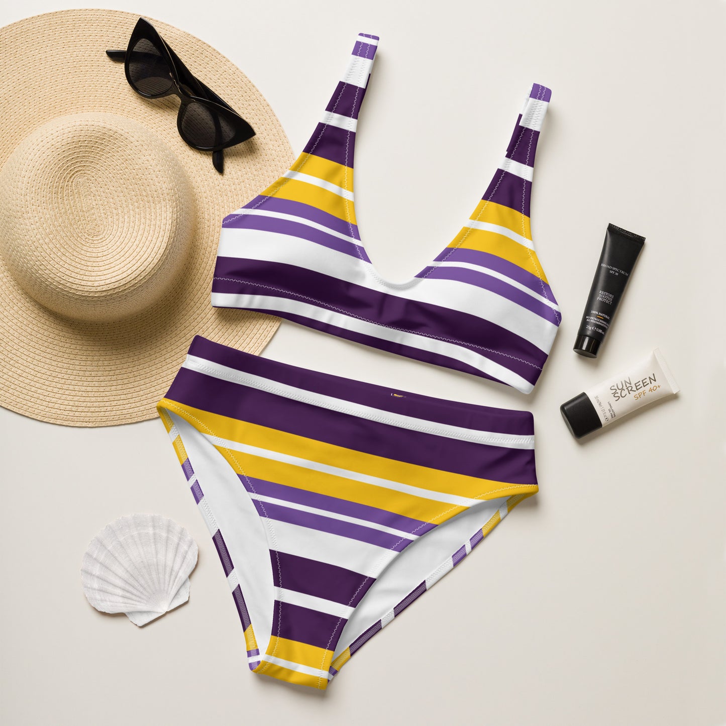 Jenna High-Waisted Bikini - Activewear Well