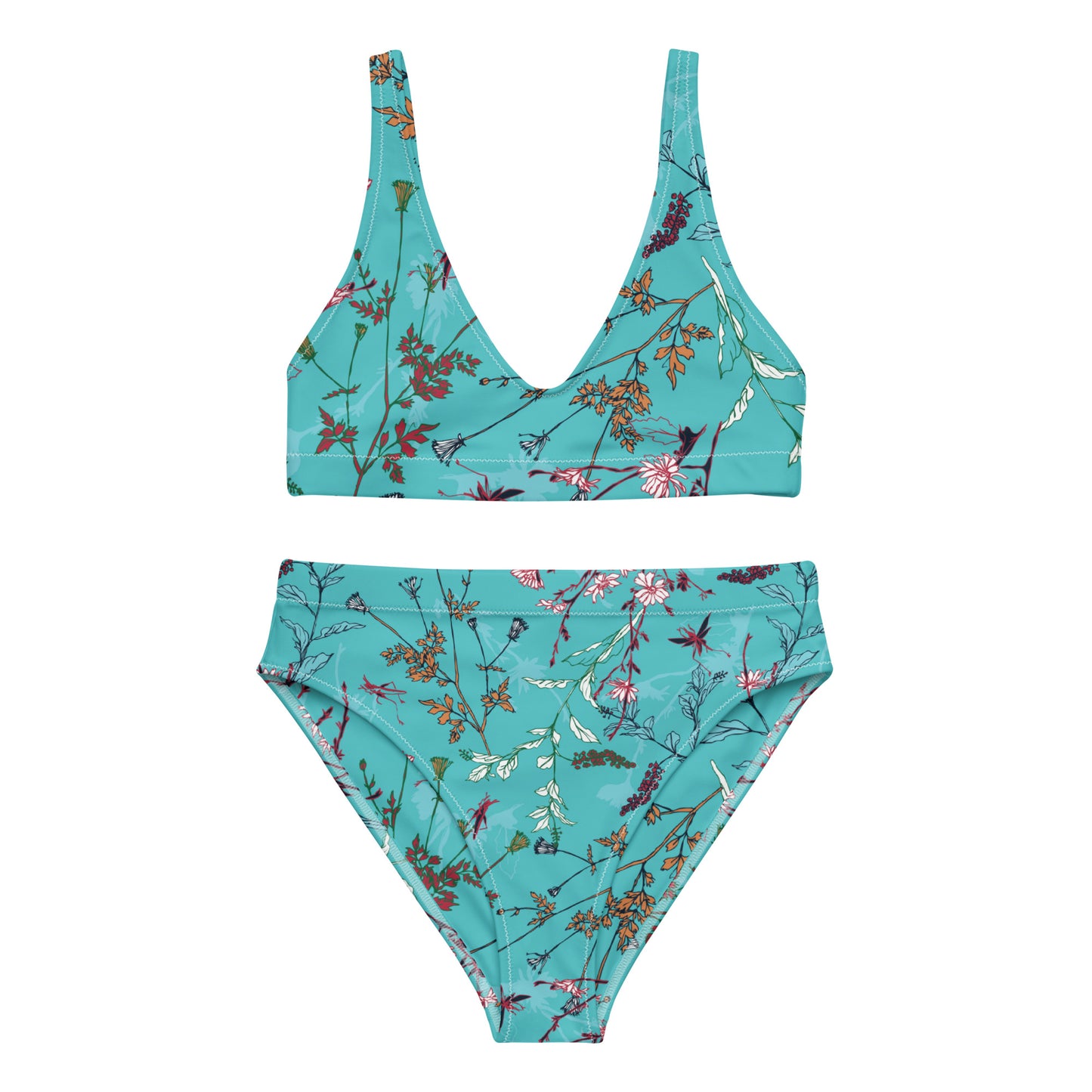 Hailey Recycled High-Waisted Bikini - Activewear Well