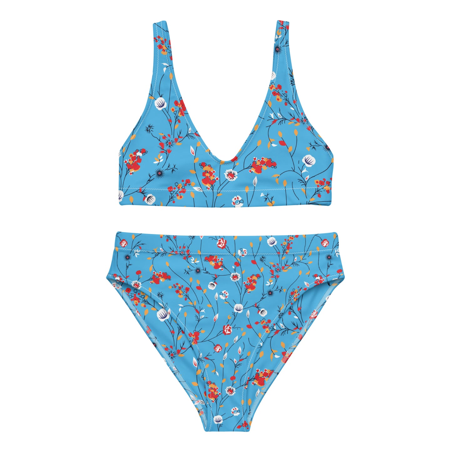 Grace Recycled High-Waisted Bikini - Activewear Well