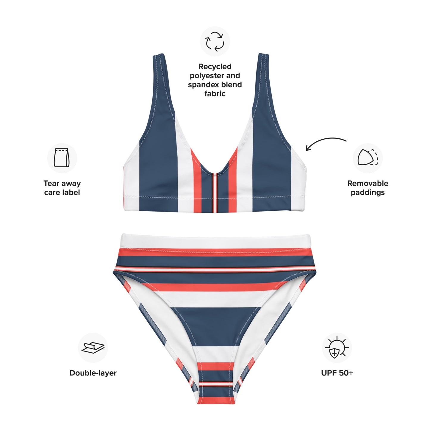Rosie High-Waisted Bikini - Activewear Well