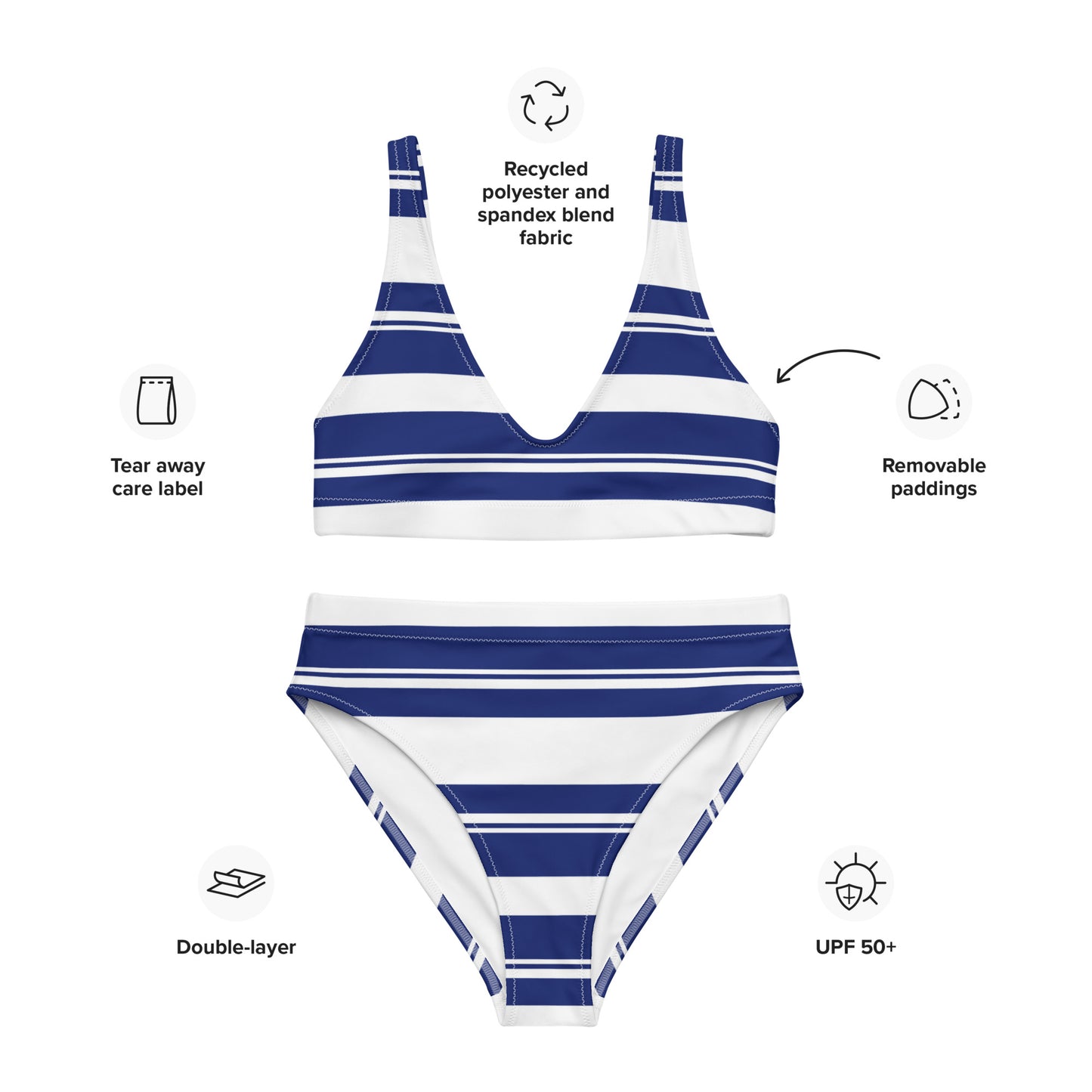 Tessa High-Waisted Bikini - Activewear Well