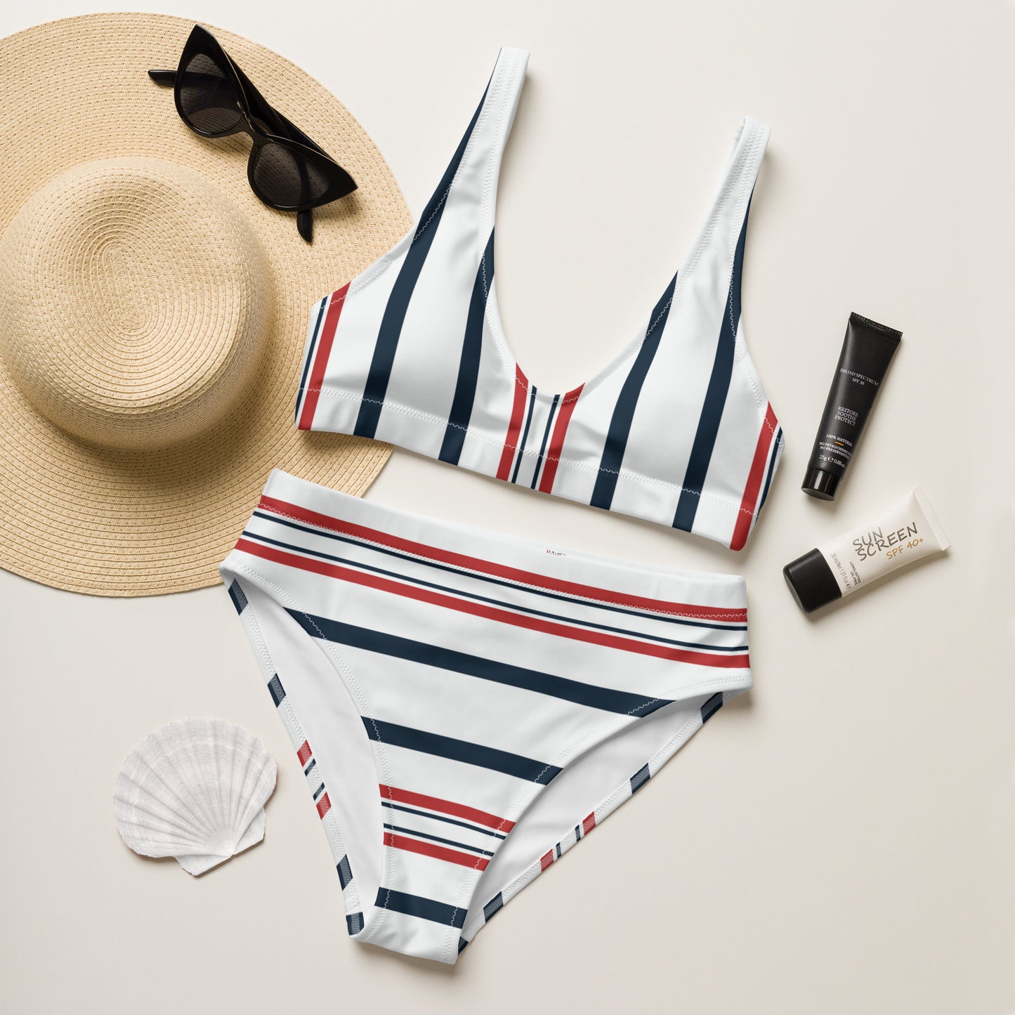Eileen Recycled High-Waisted Bikini - Activewear Well