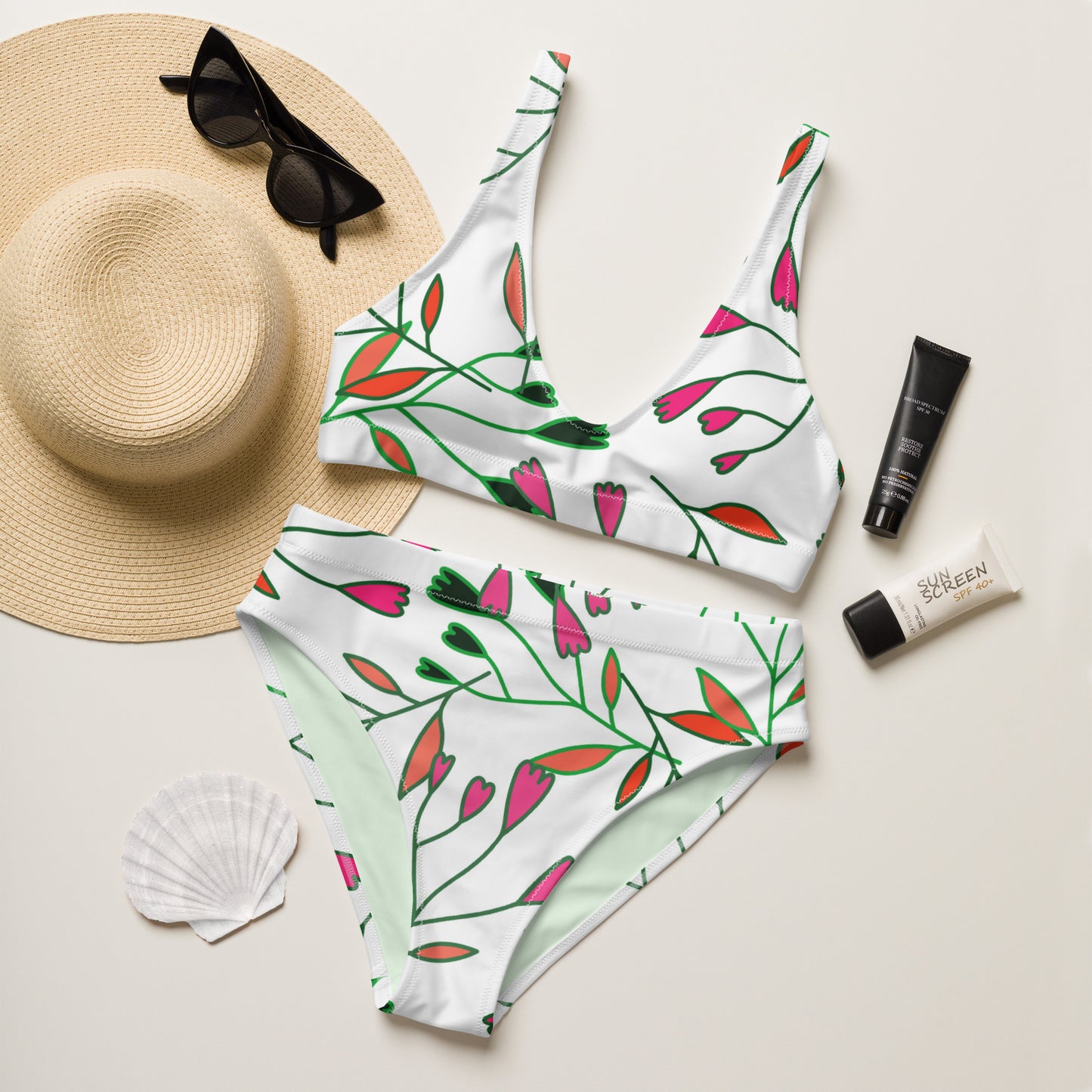 Joyce Recycled High-Waisted Bikini - Activewear Well