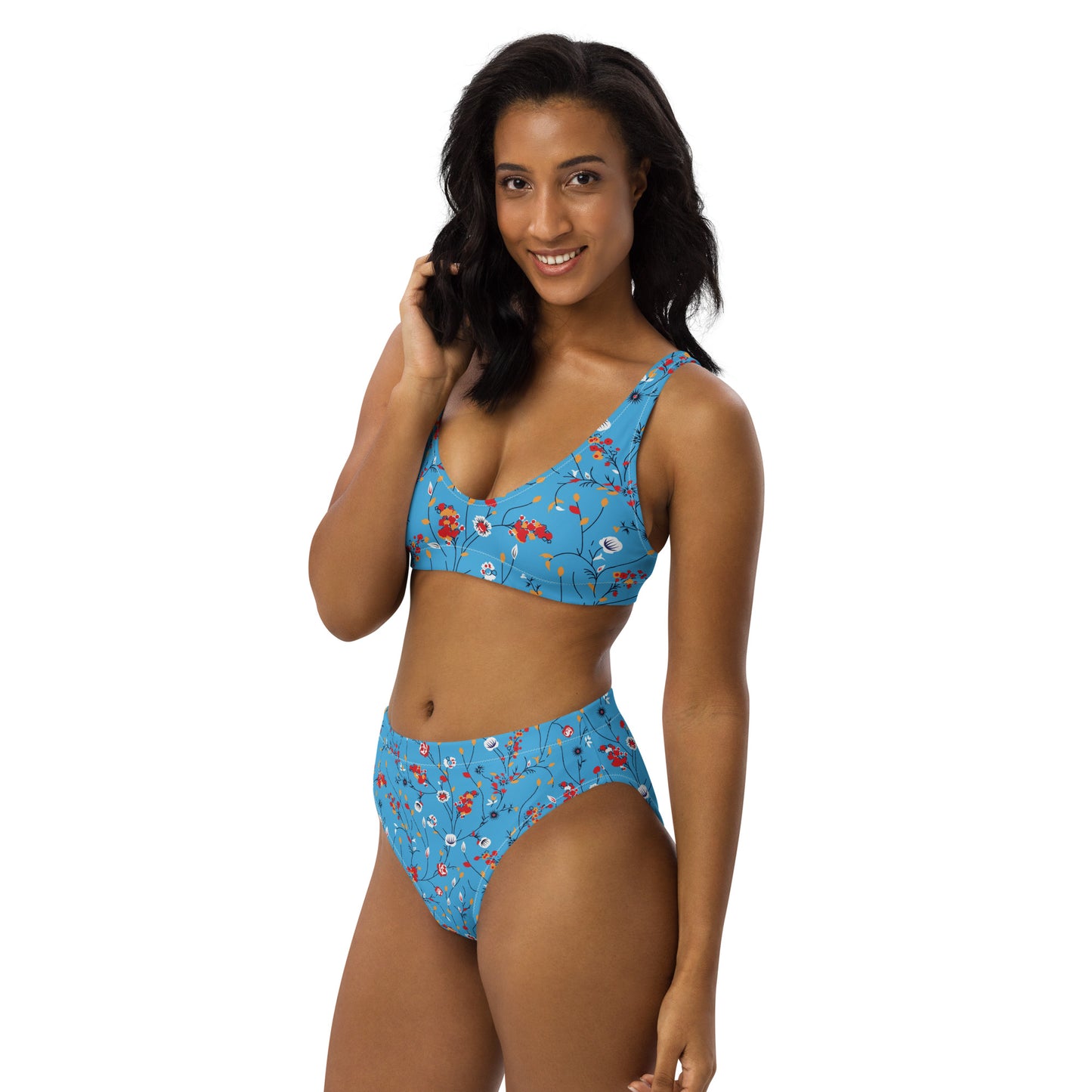 Grace Recycled High-Waisted Bikini - Activewear Well