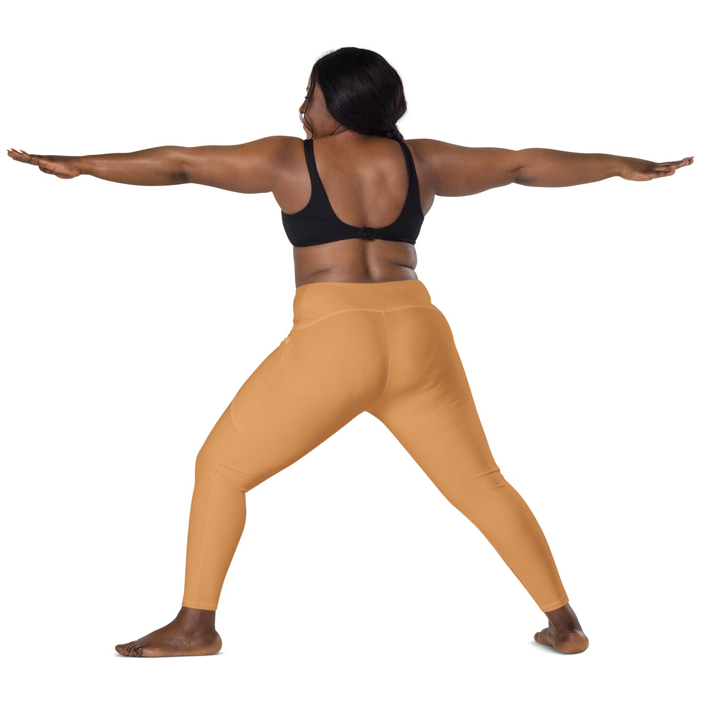 Sepia High-Rise Leggings with pockets - Activewear Well