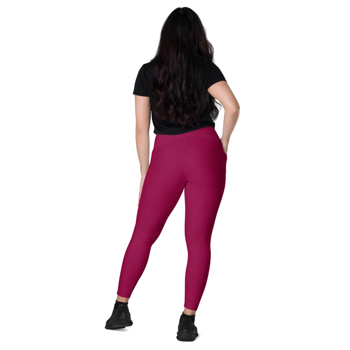 Raspberry Tight Leggings with pockets - Activewear Well