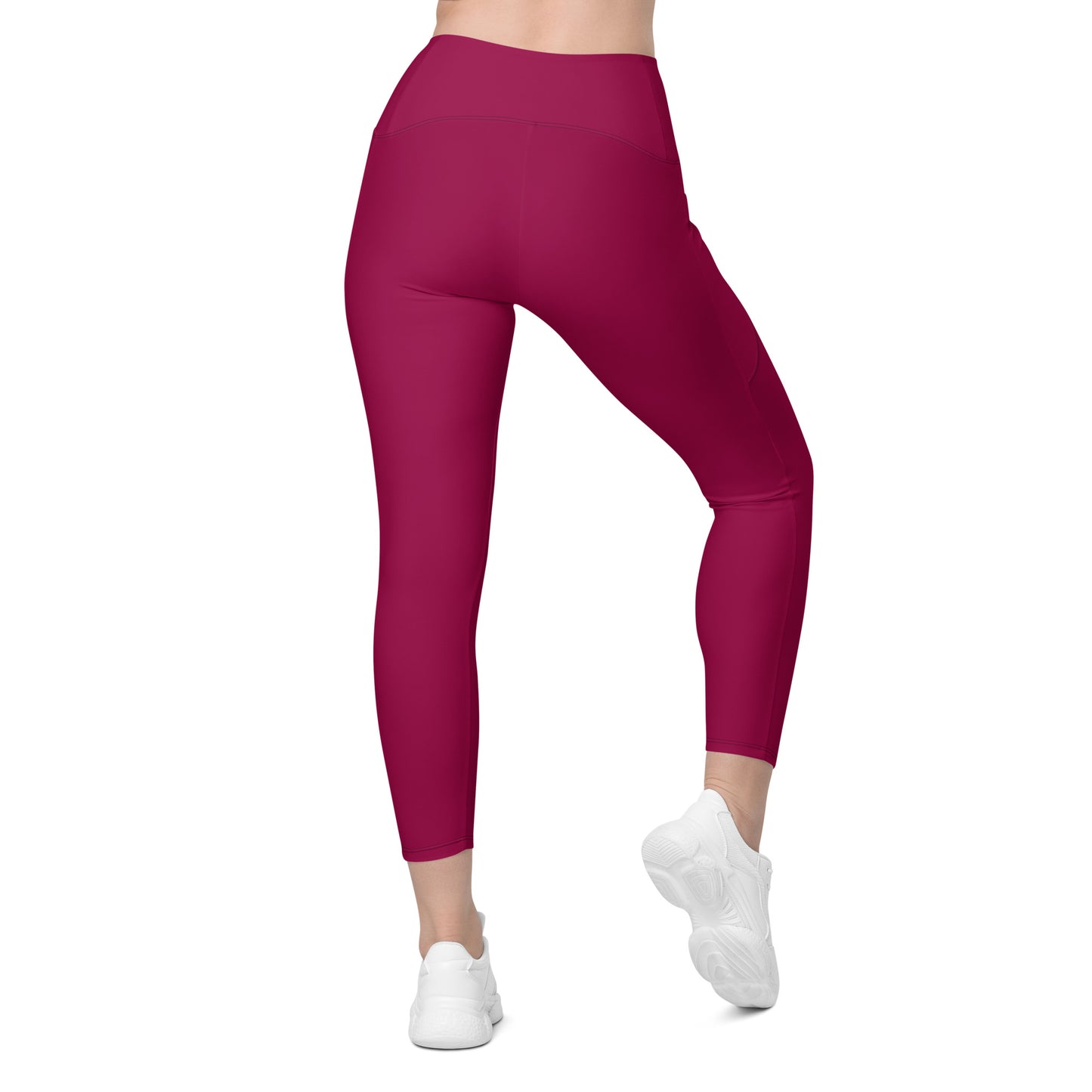 Raspberry Tight Leggings with pockets - Activewear Well