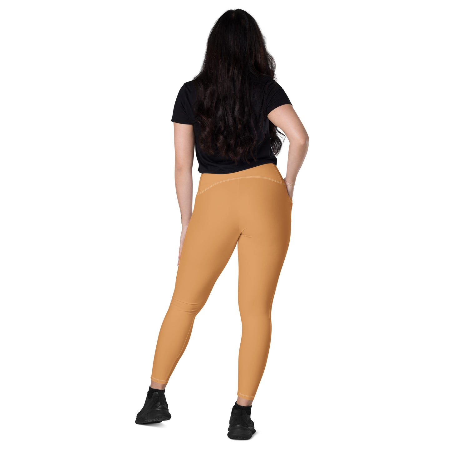 Sepia High-Rise Leggings with pockets - Activewear Well