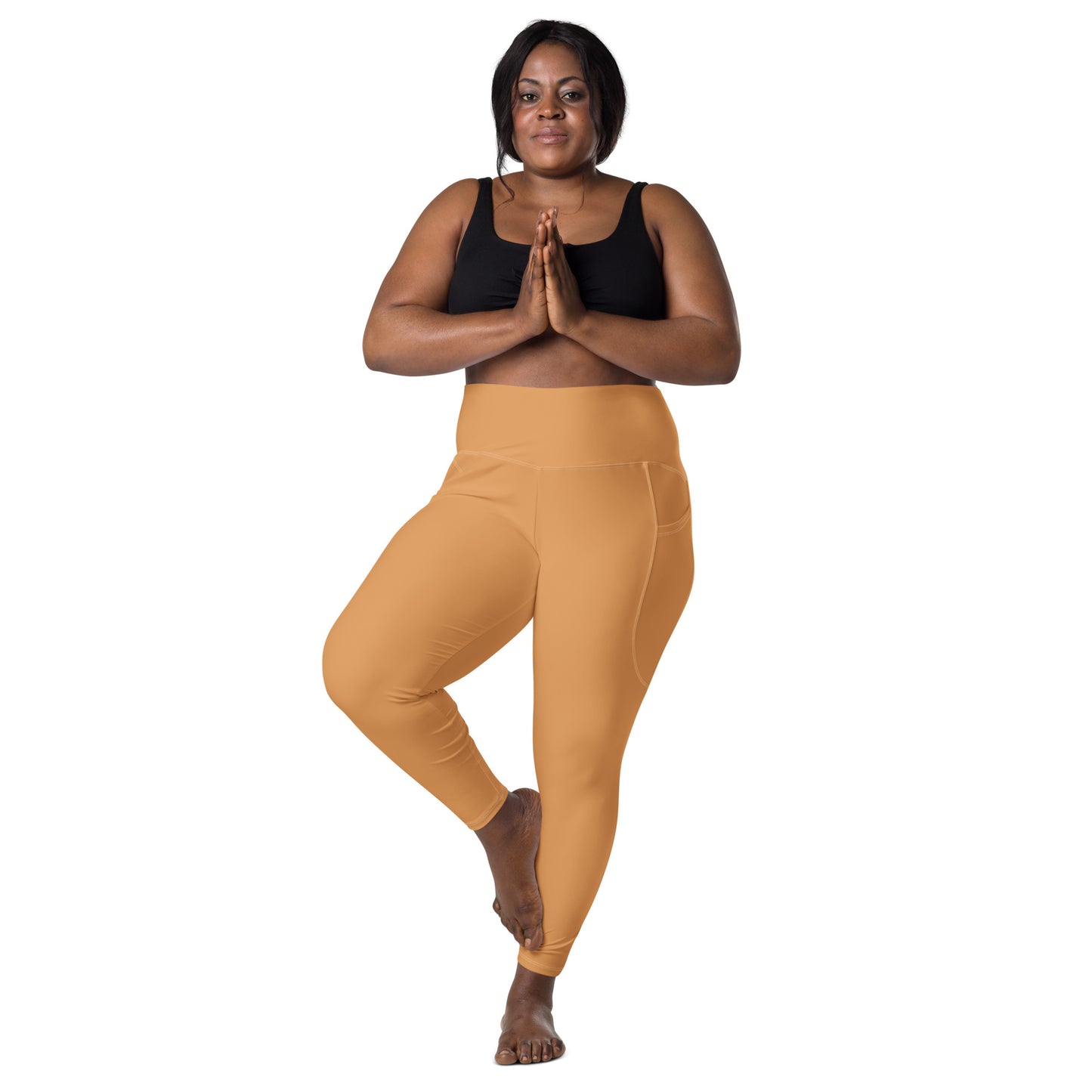 Sepia High-Rise Leggings with pockets - Activewear Well