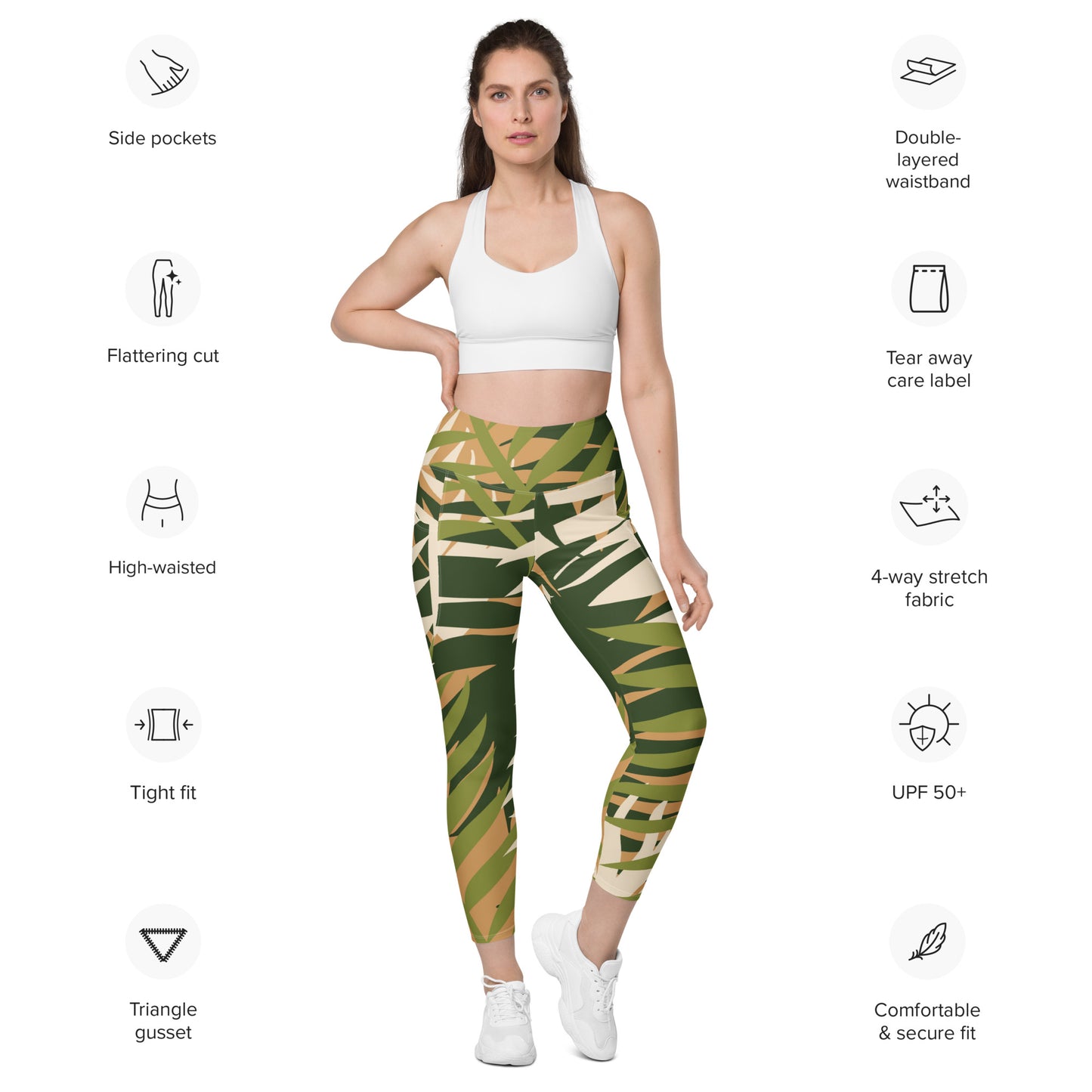 Rachel Tight Leggings with Pockets - Activewear Well