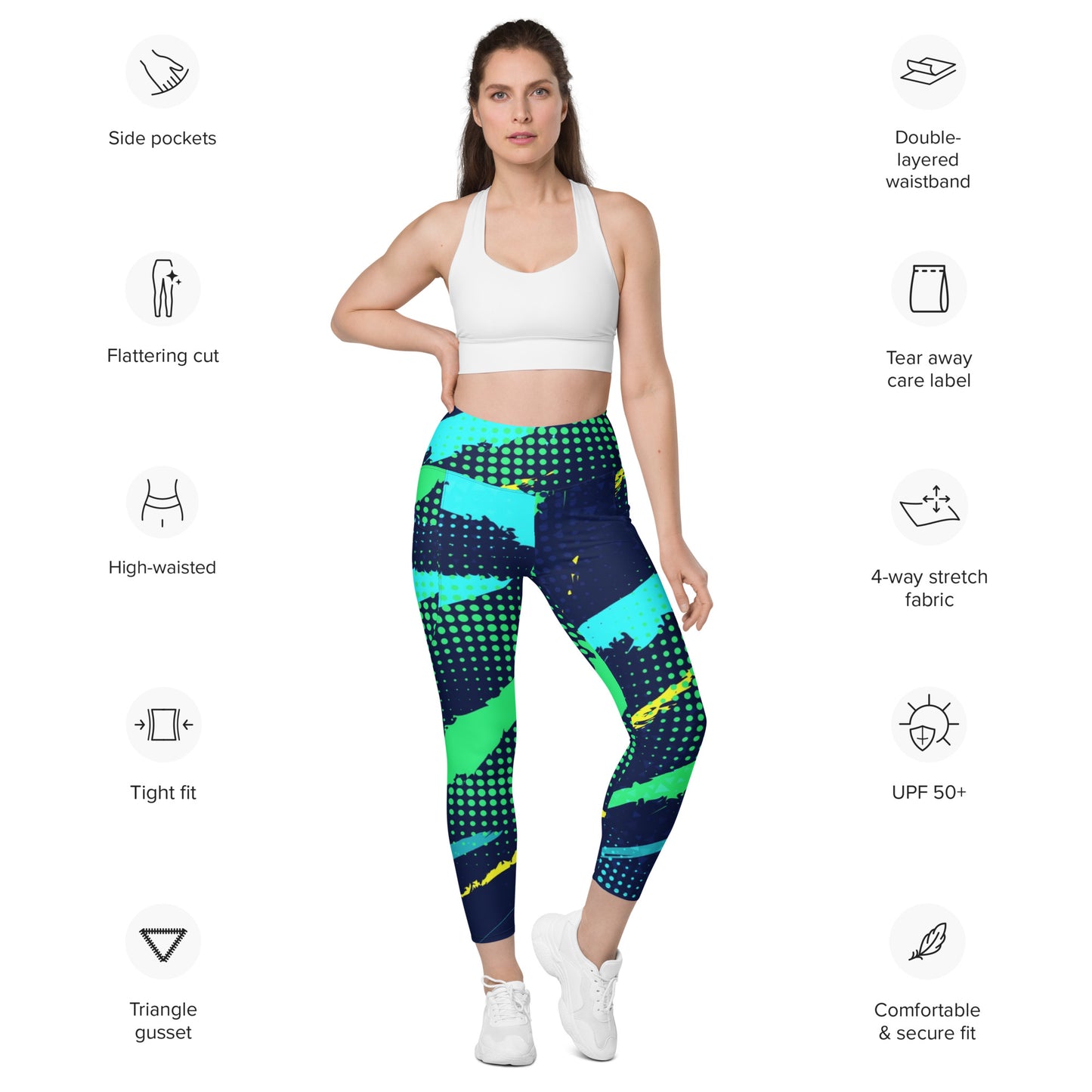 Leslie Leggings with Pockets - Activewear Well