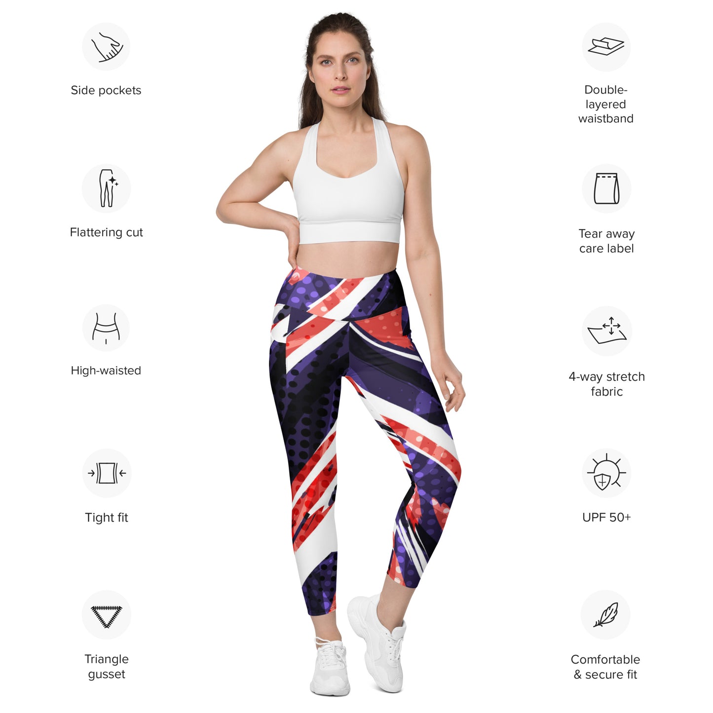 Meredith Tight Leggings with Pockets - Activewear Well