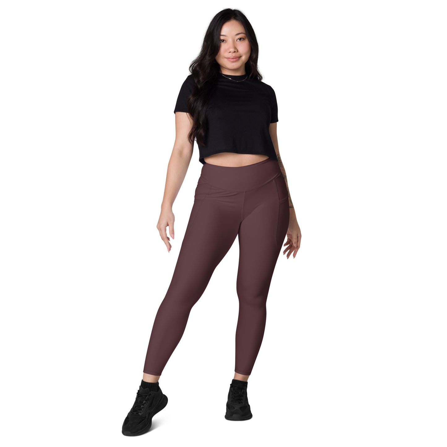 Espresso Leggings with pockets - Activewear Well