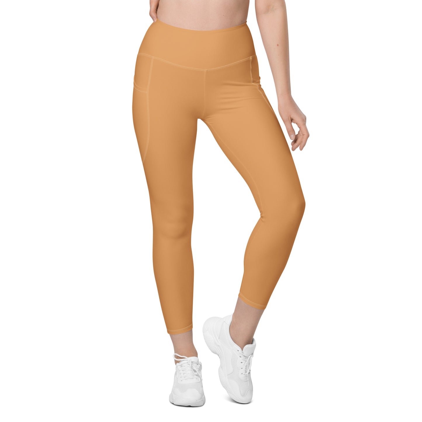 Sepia High-Rise Leggings with pockets - Activewear Well