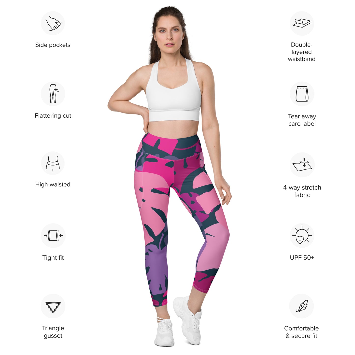Lisa Tight Leggings with Pockets - Activewear Well