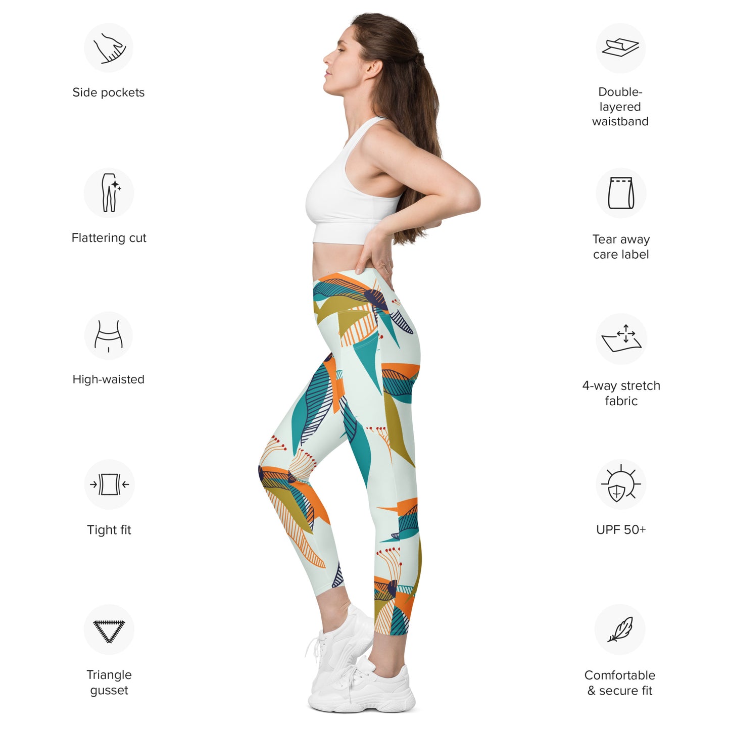 Destiny Thight Leggings with pockets - Activewear Well