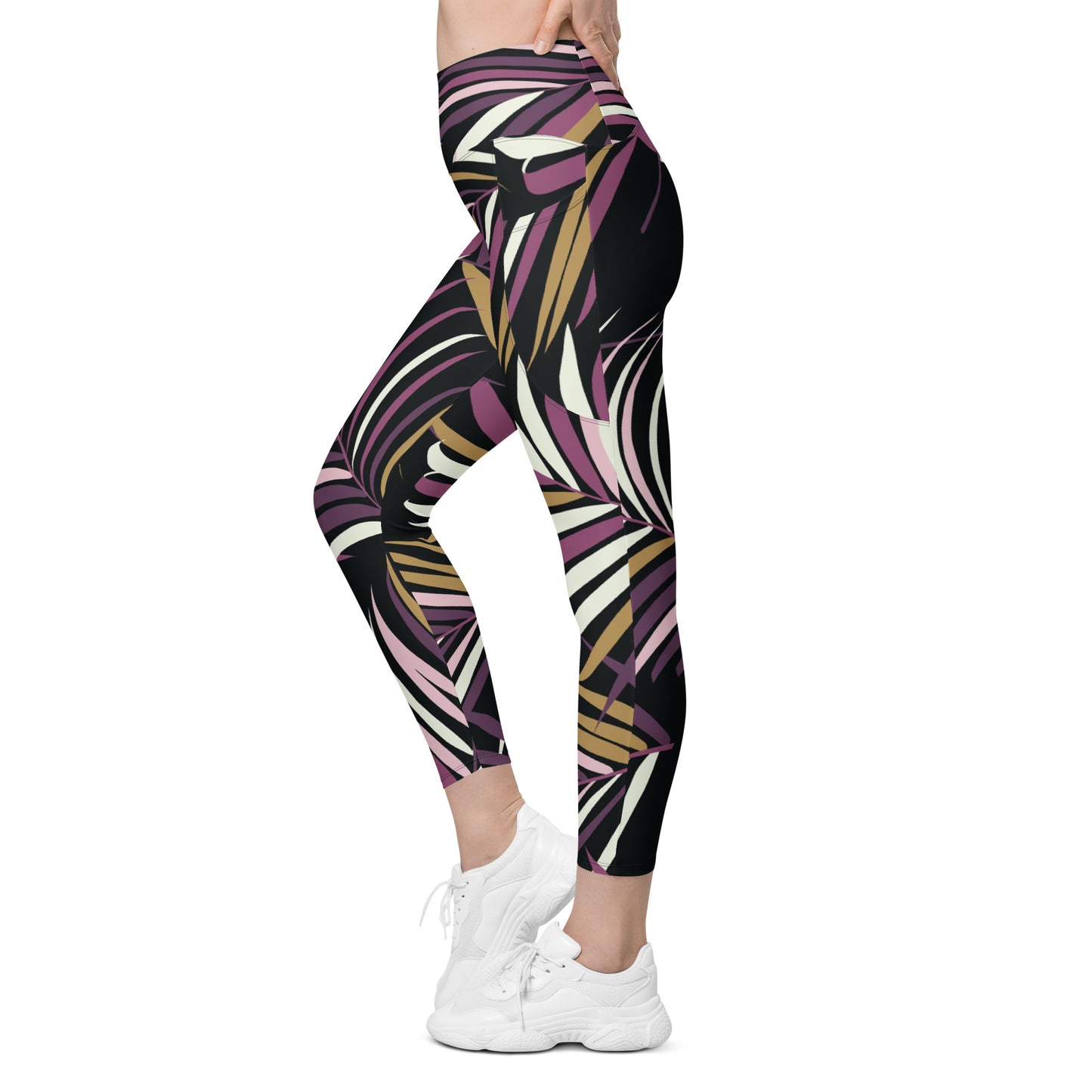 Jasmine Tight Leggings with Pockets - Activewear Well