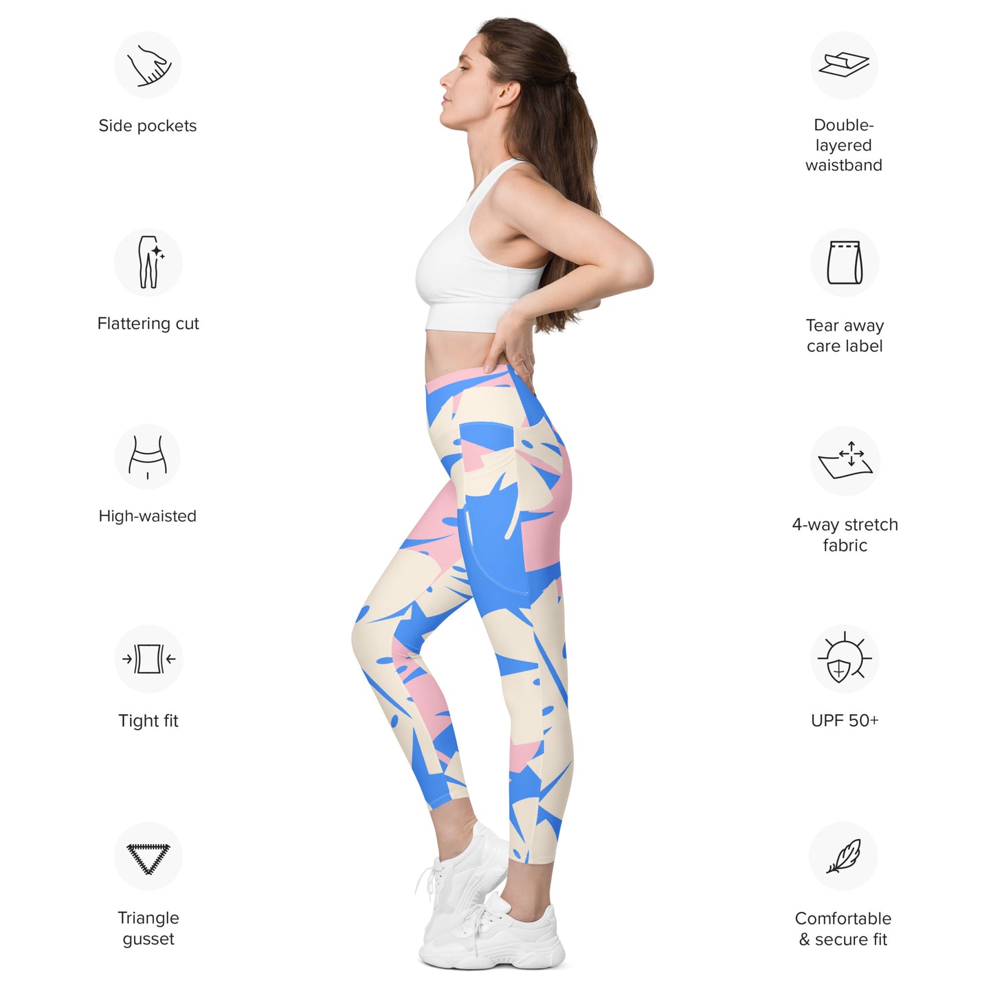 Julia Tight Leggings with Pockets - Activewear Well