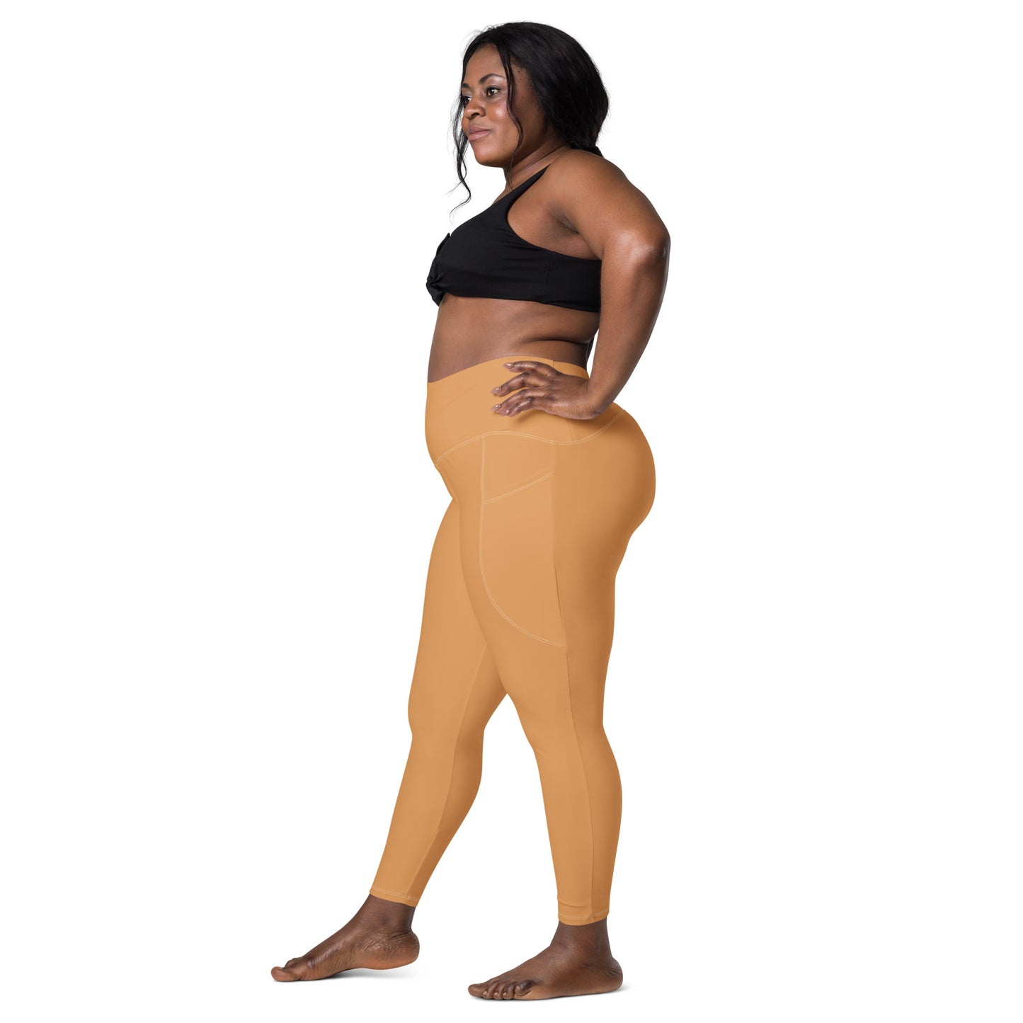 Sepia High-Rise Leggings with pockets - Activewear Well