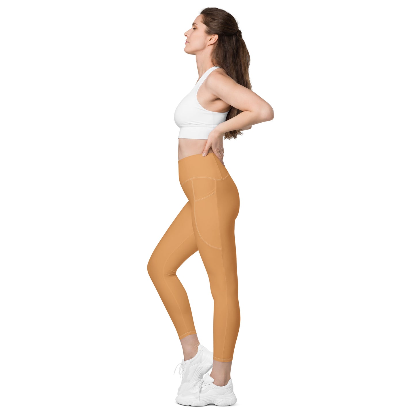 Sepia High-Rise Leggings with pockets - Activewear Well