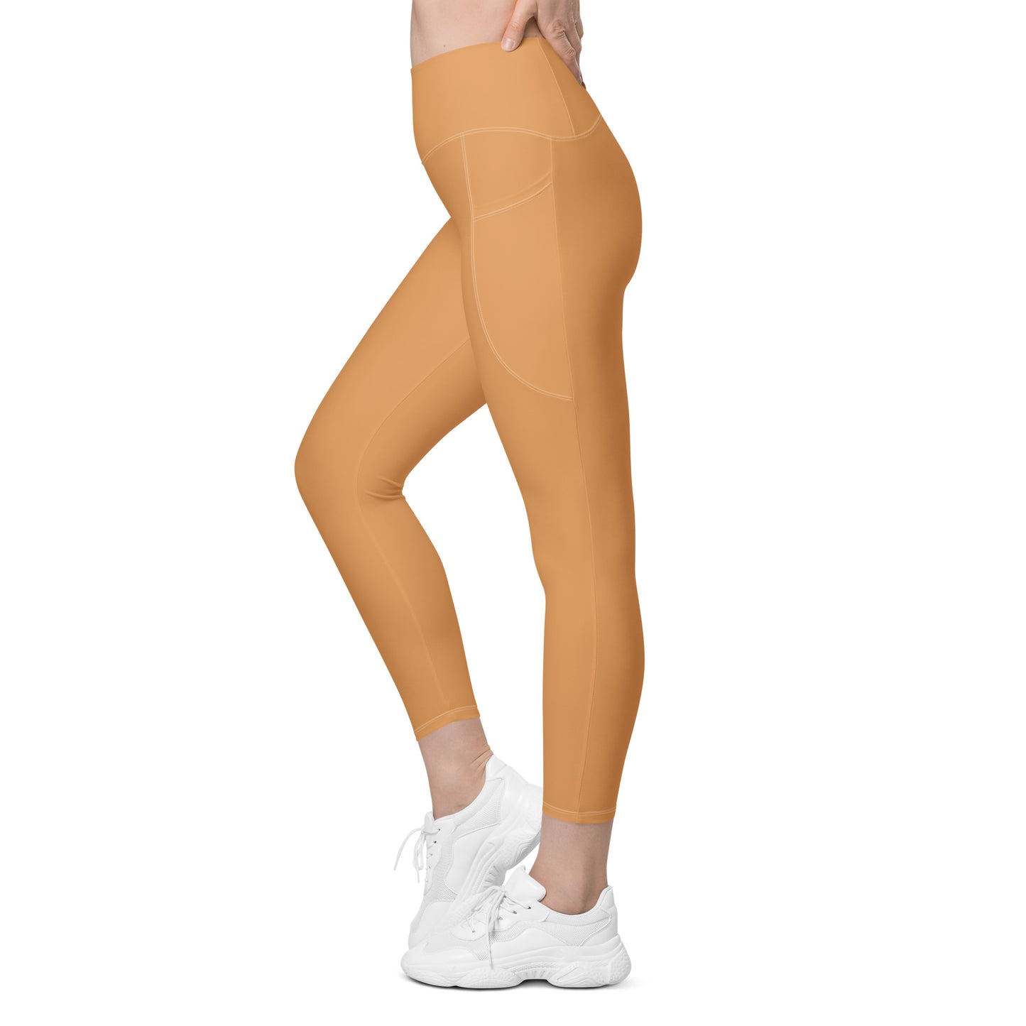 Sepia High-Rise Leggings with pockets - Activewear Well