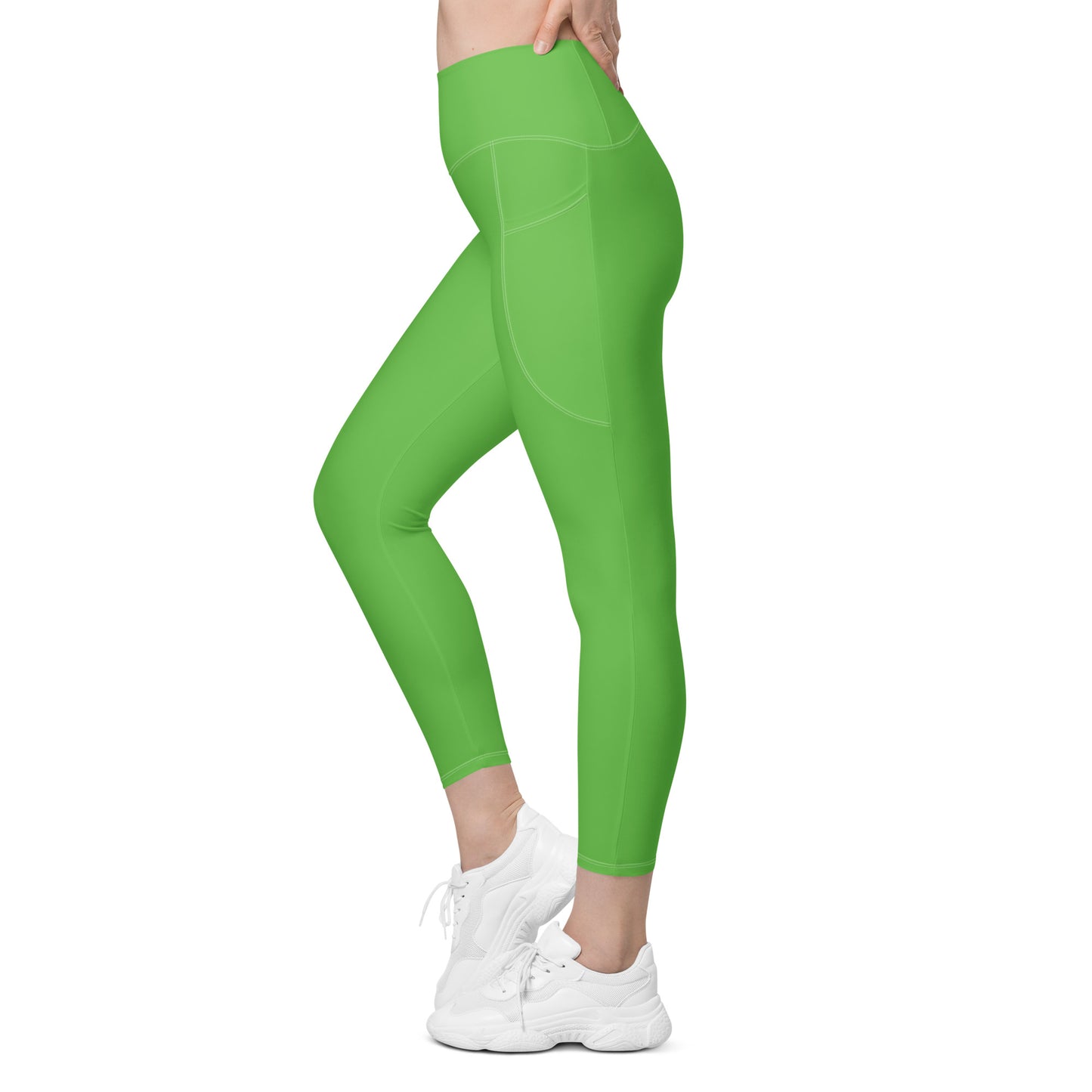 Kelly Green Leggings with pockets - Activewear Well