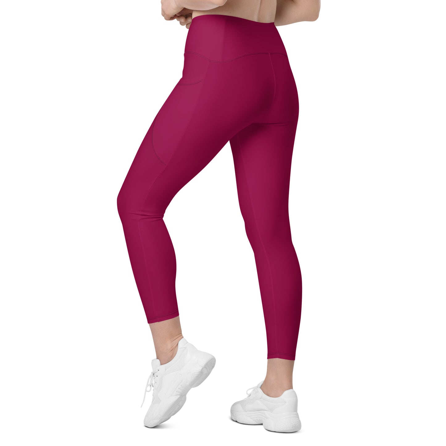 Raspberry Tight Leggings with pockets - Activewear Well