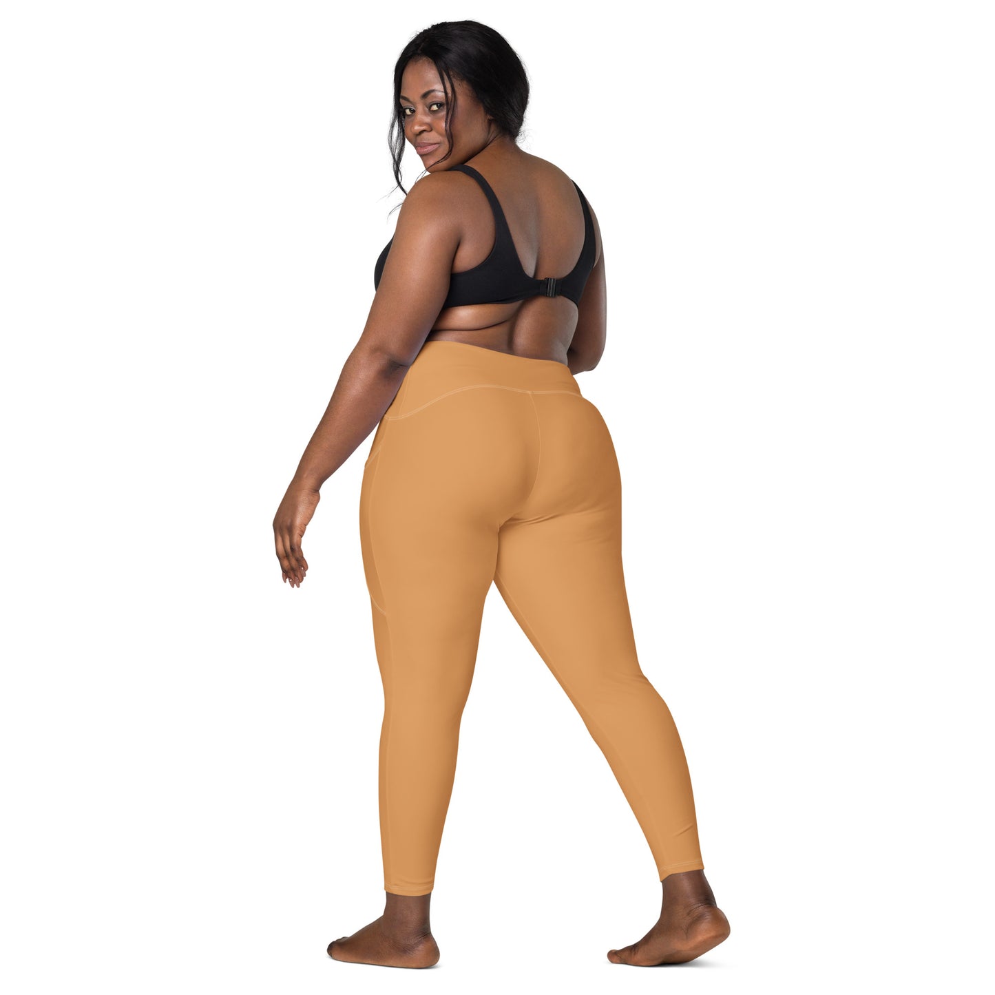 Sepia High-Rise Leggings with pockets - Activewear Well