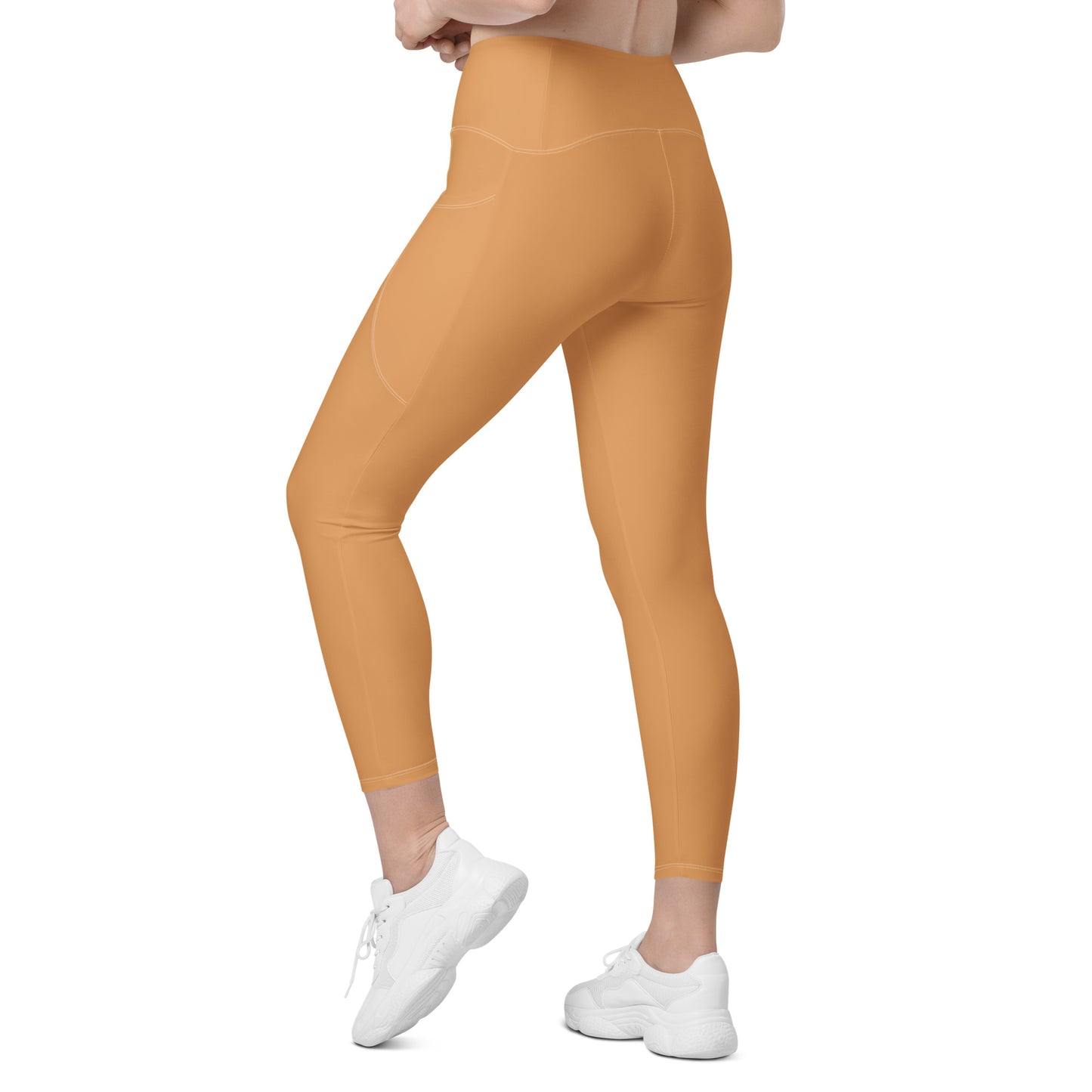 Sepia High-Rise Leggings with pockets - Activewear Well