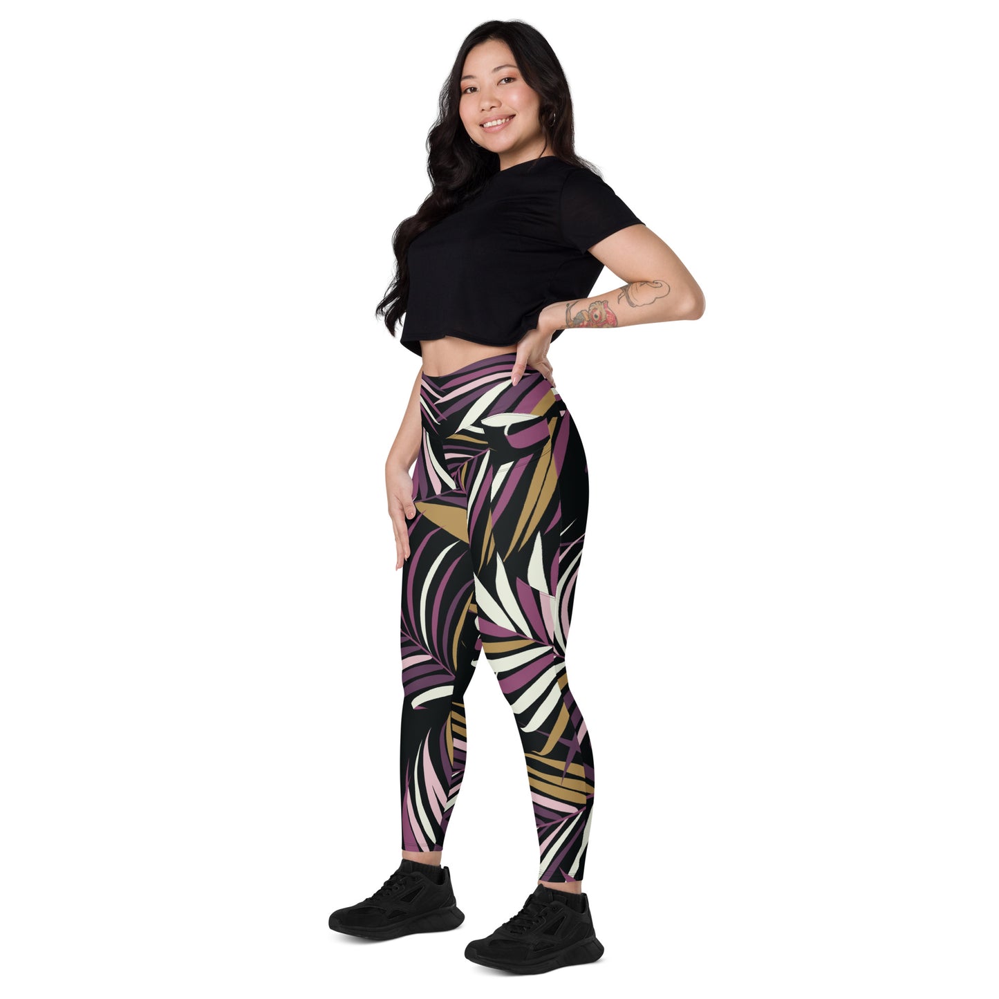 Jasmine Tight Leggings with Pockets - Activewear Well