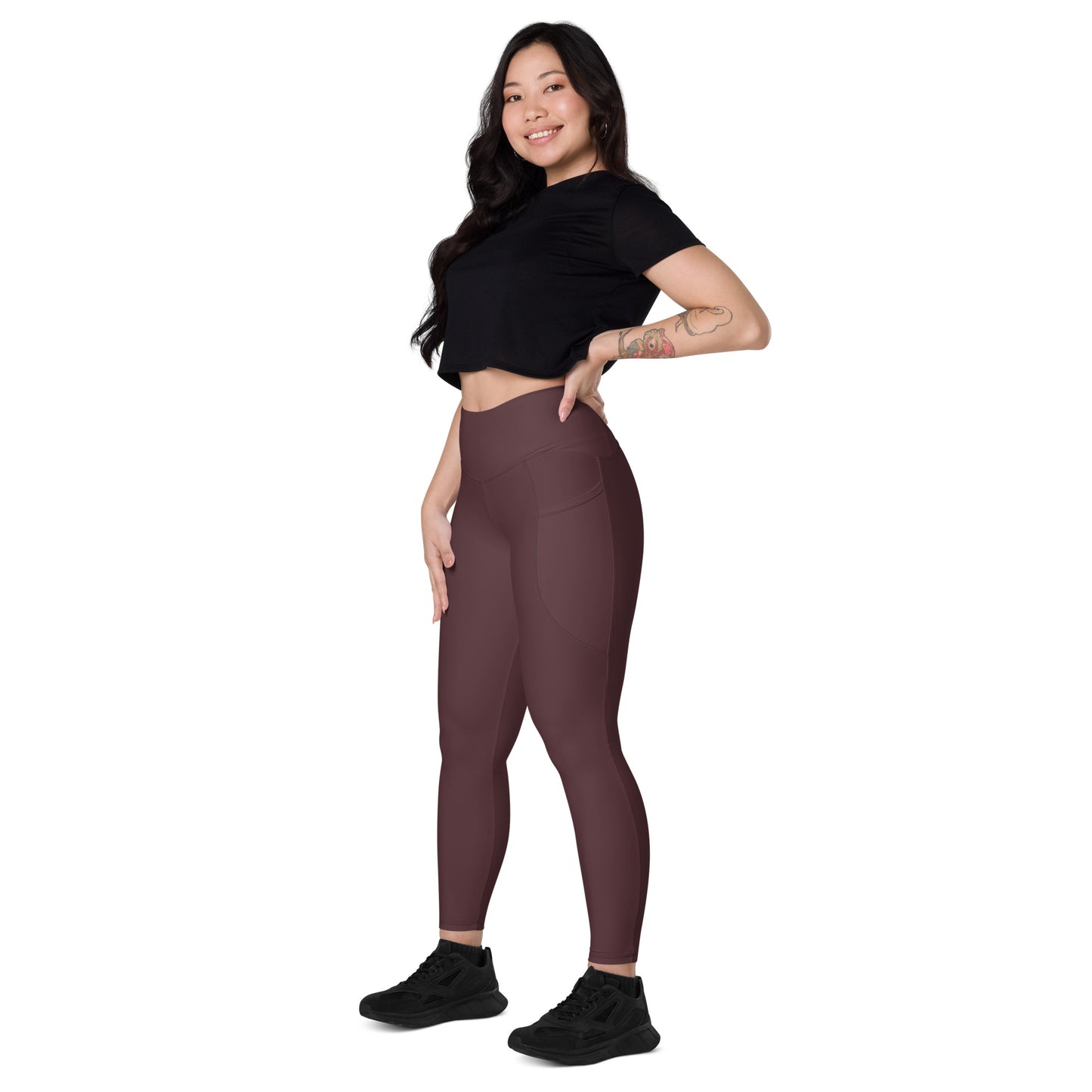 Espresso Leggings with pockets - Activewear Well