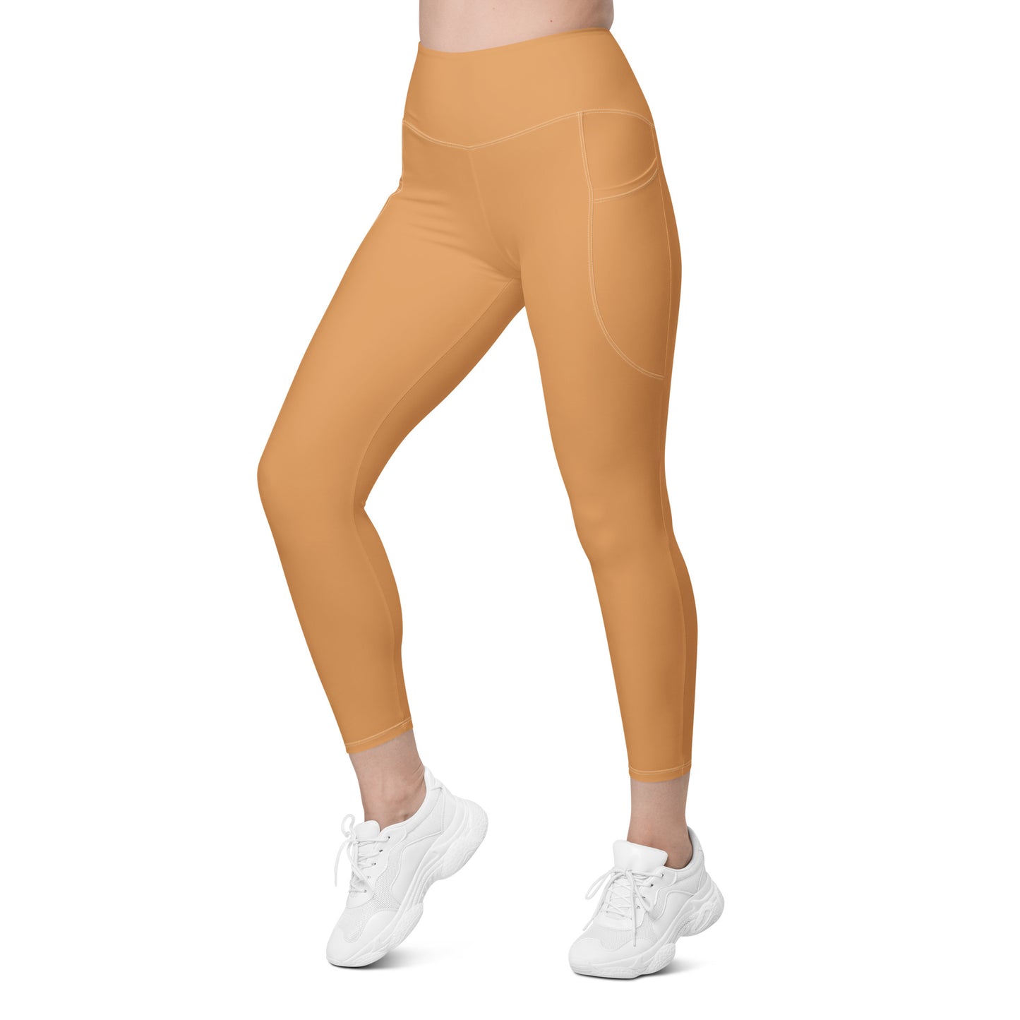Sepia High-Rise Leggings with pockets - Activewear Well
