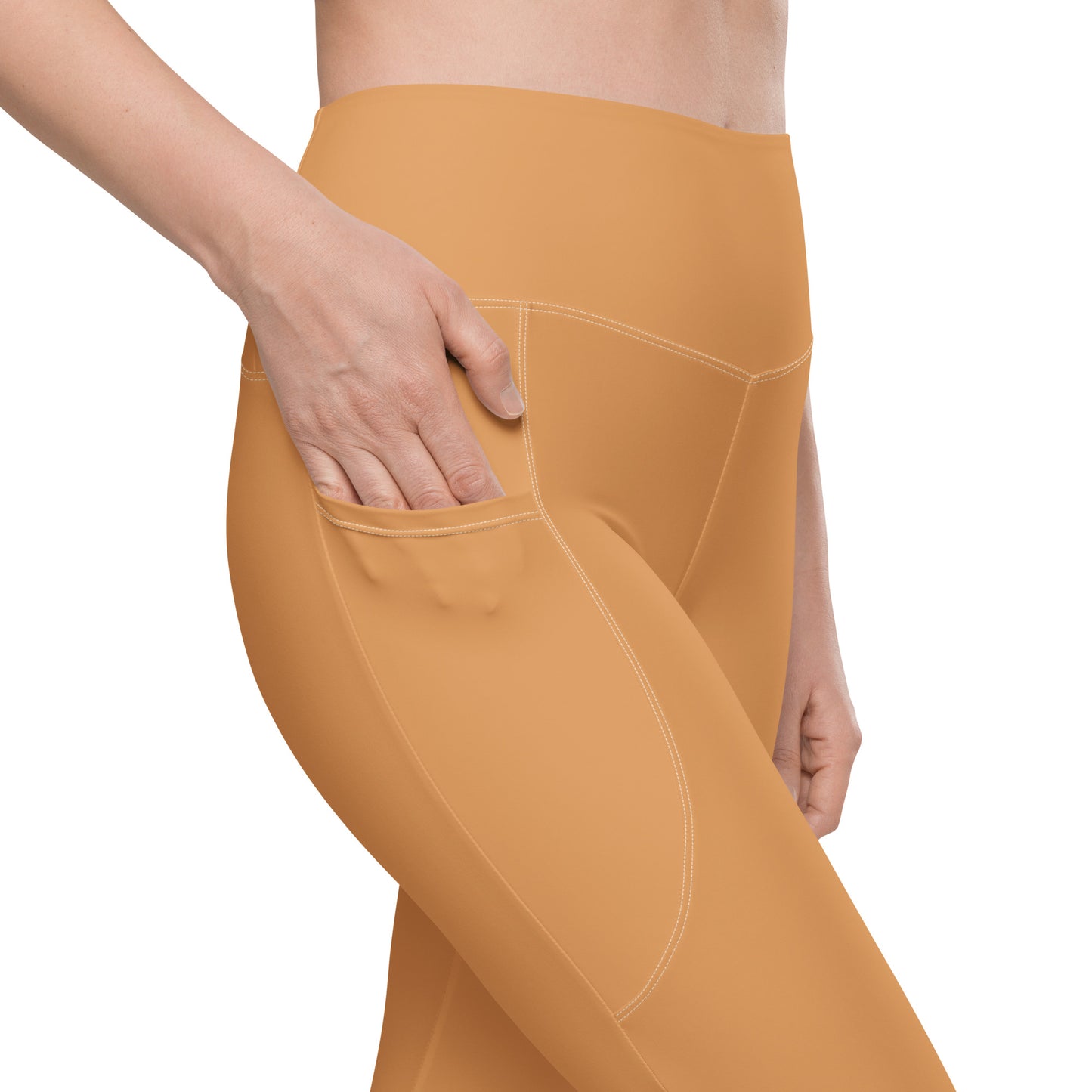 Sepia High-Rise Leggings with pockets - Activewear Well
