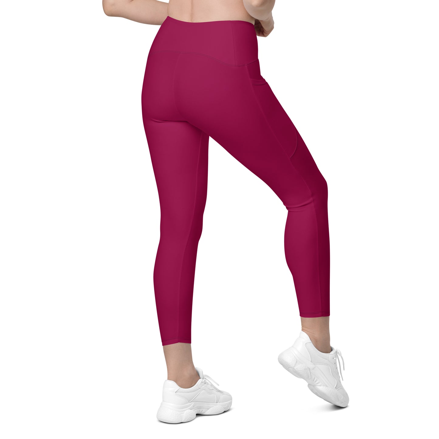 Raspberry Tight Leggings with pockets - Activewear Well