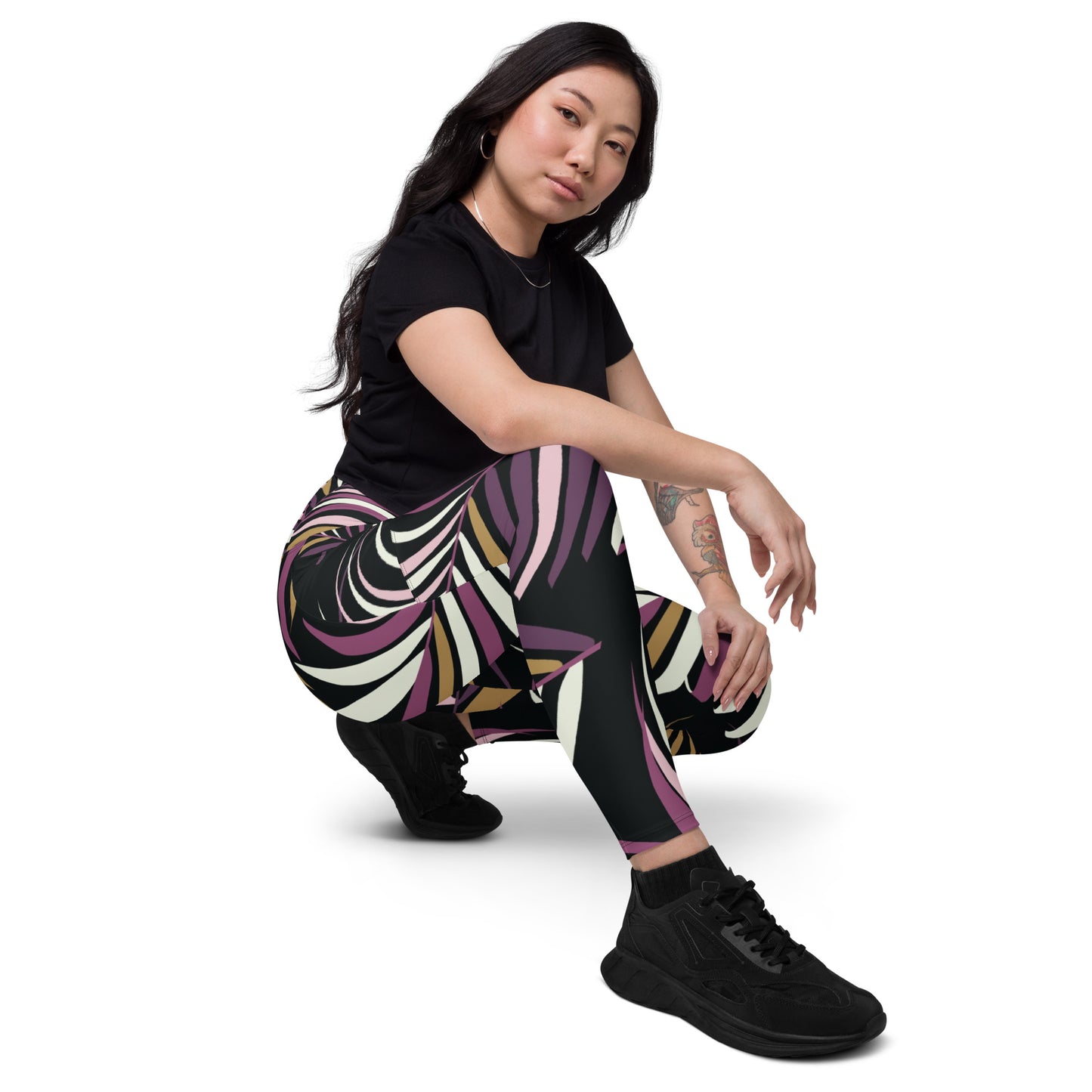 Jasmine Tight Leggings with Pockets - Activewear Well