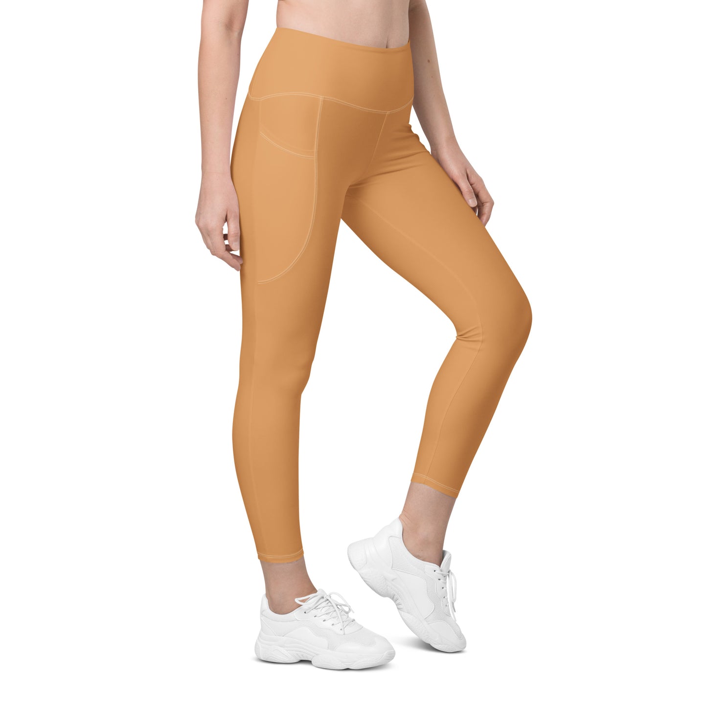 Sepia High-Rise Leggings with pockets - Activewear Well