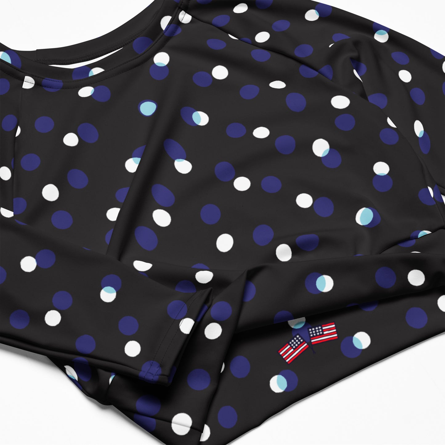 Sharon Long-Sleeve Crop Top - Activewear Well