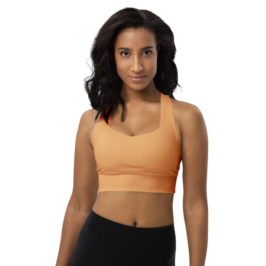 Sepia Recycled Longline Sports Bra - Activewear Well