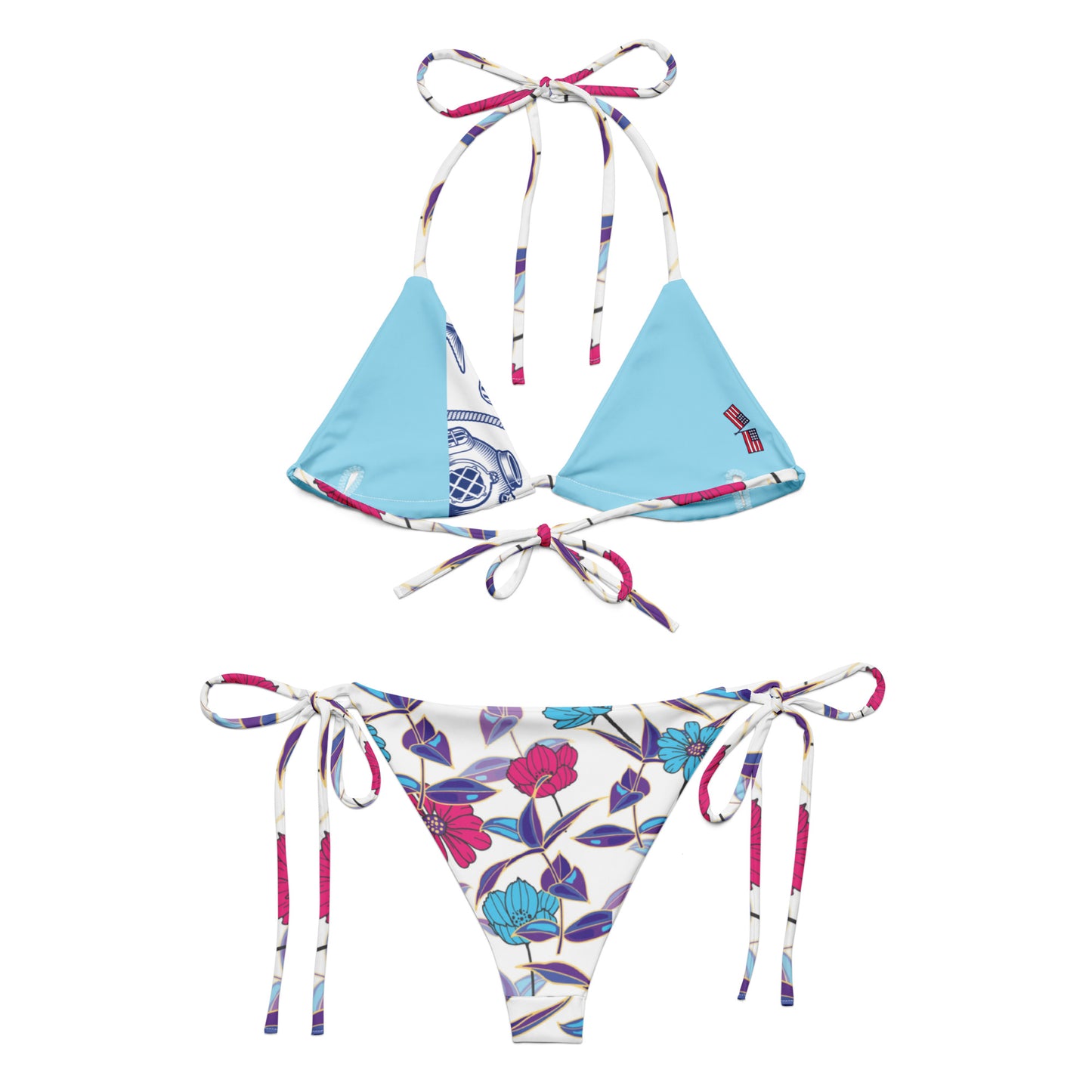 Ariana Recycled String Bikini - Activewear Well