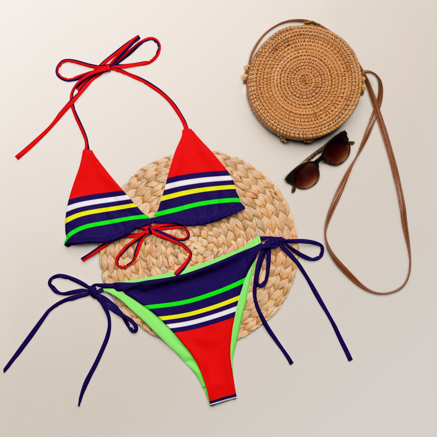 Cassie Recycled String Bikini - Activewear Well